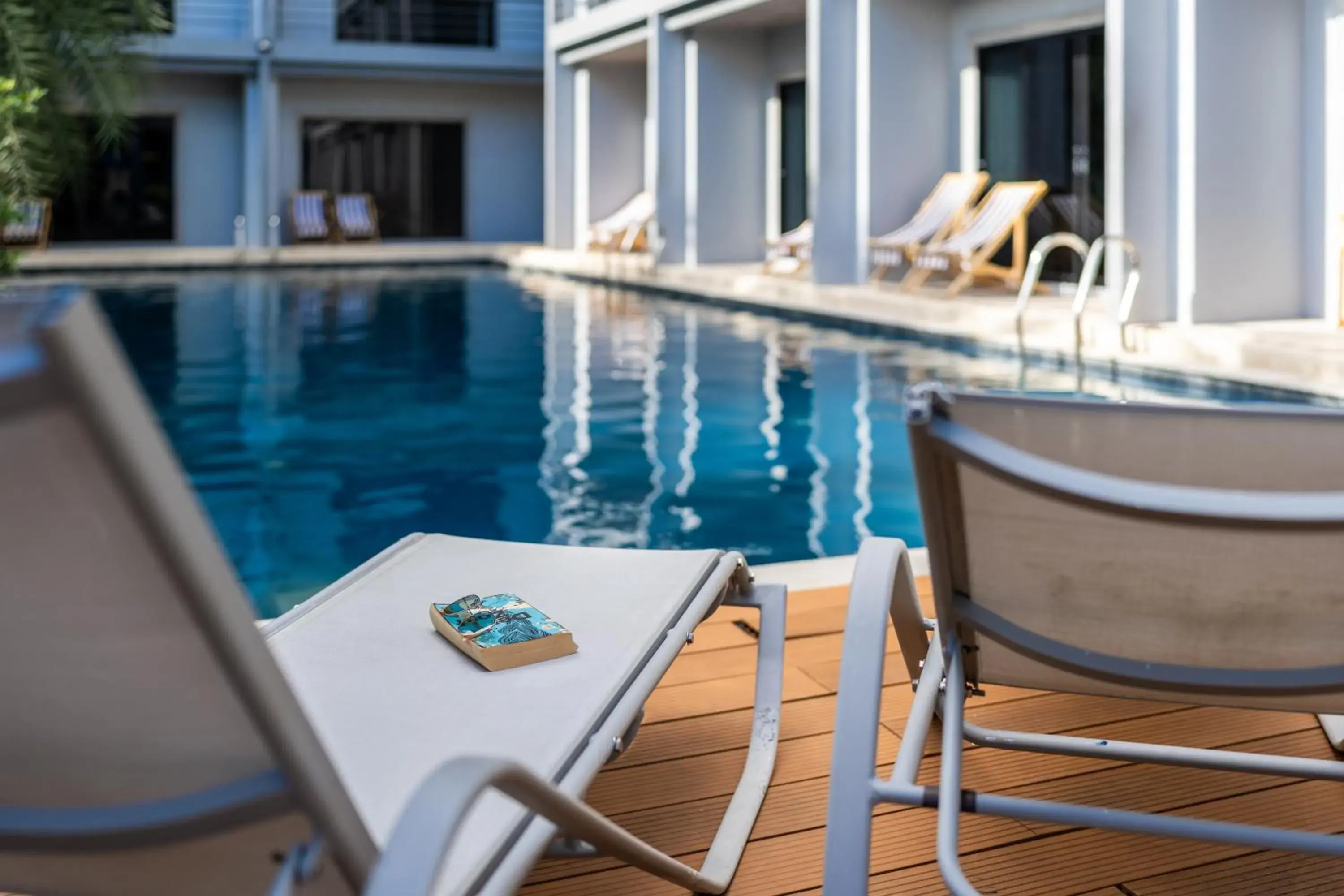 Pool view in Bhukitta Boutique Hotel Phuket Town Pool view in Bhukitta Boutique Hotel Phuket Town