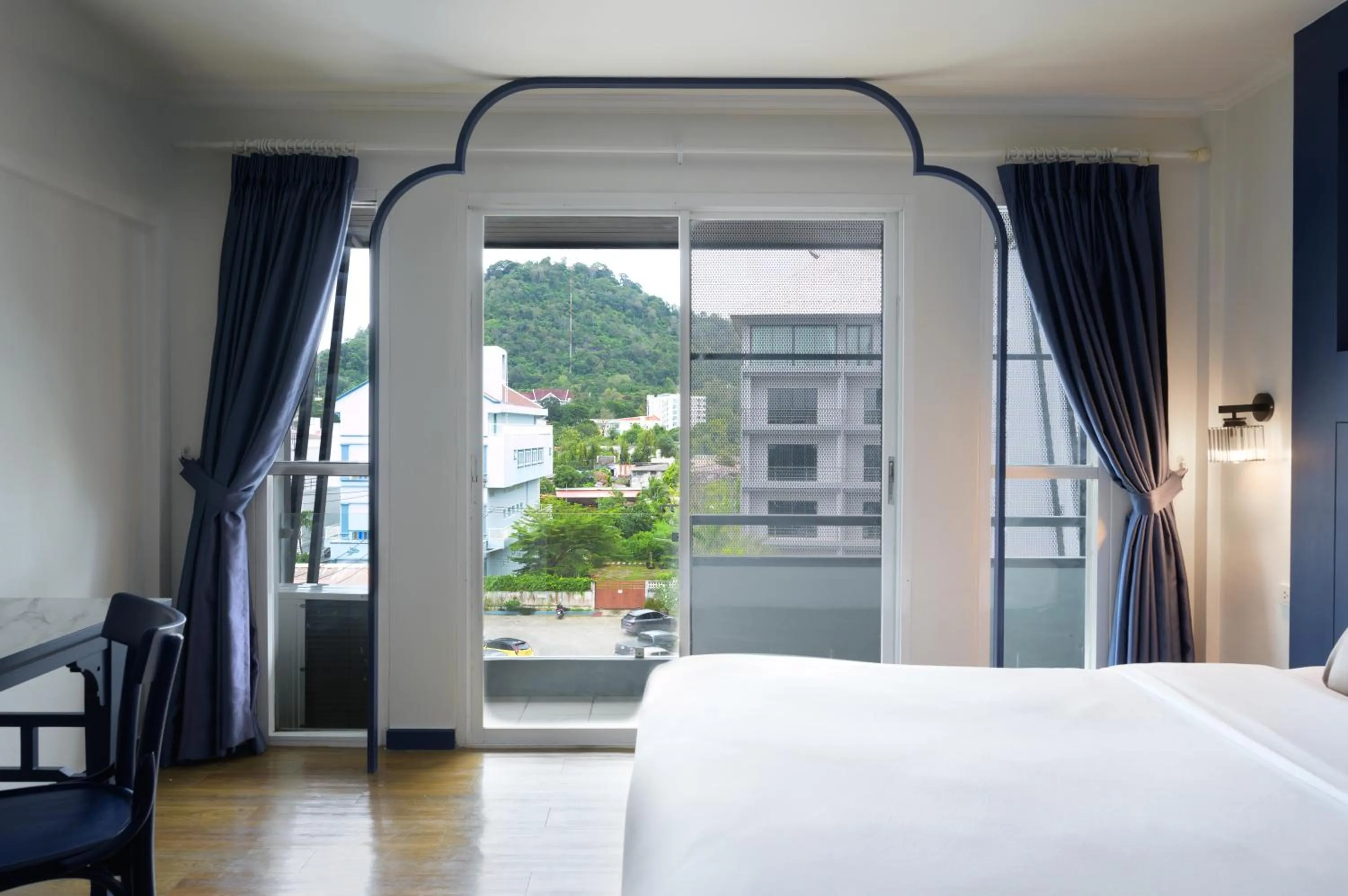 Balcony/Terrace, Bed in Bhukitta Boutique Hotel Phuket Town