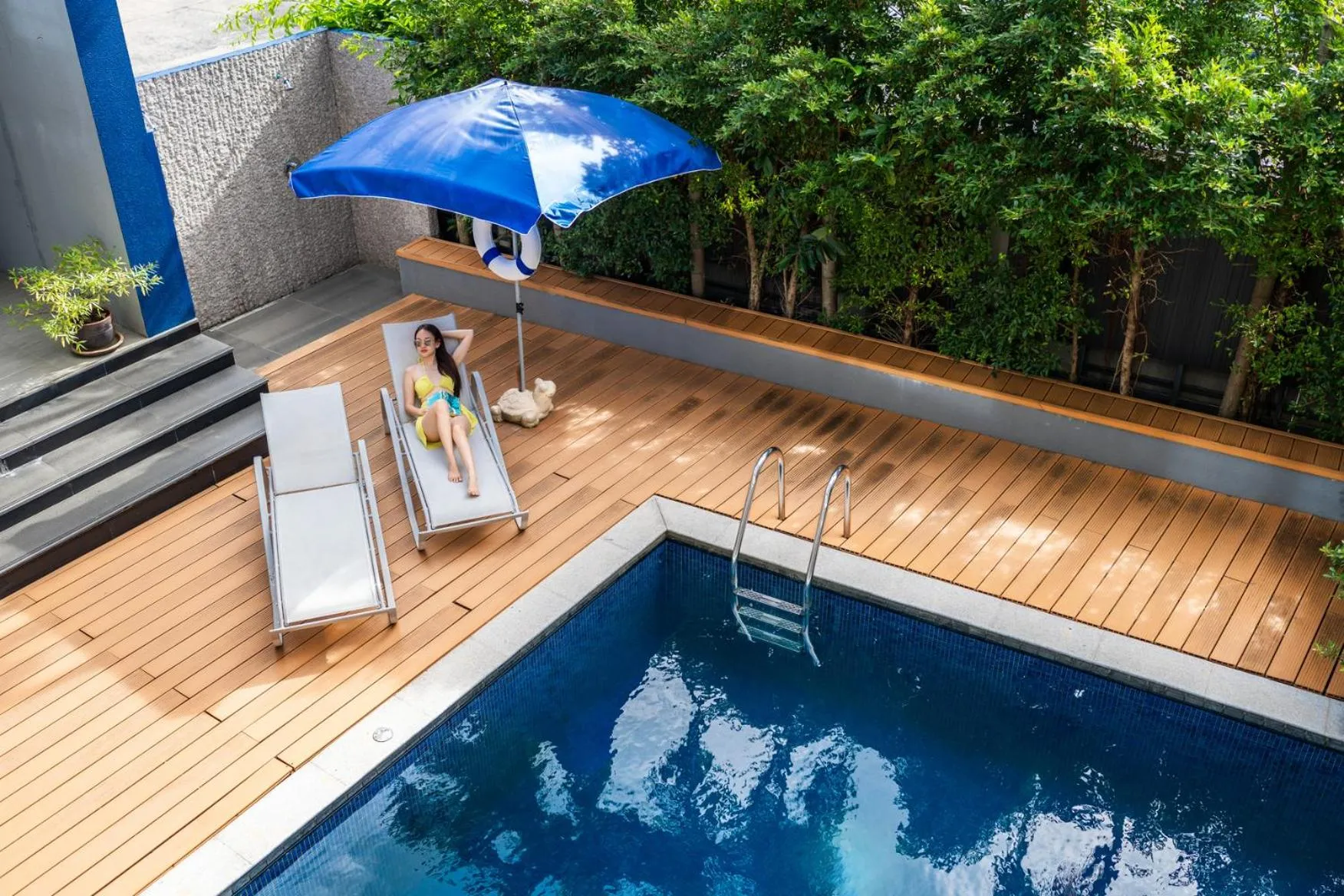 Swimming pool in Bhukitta Boutique Hotel Phuket Town