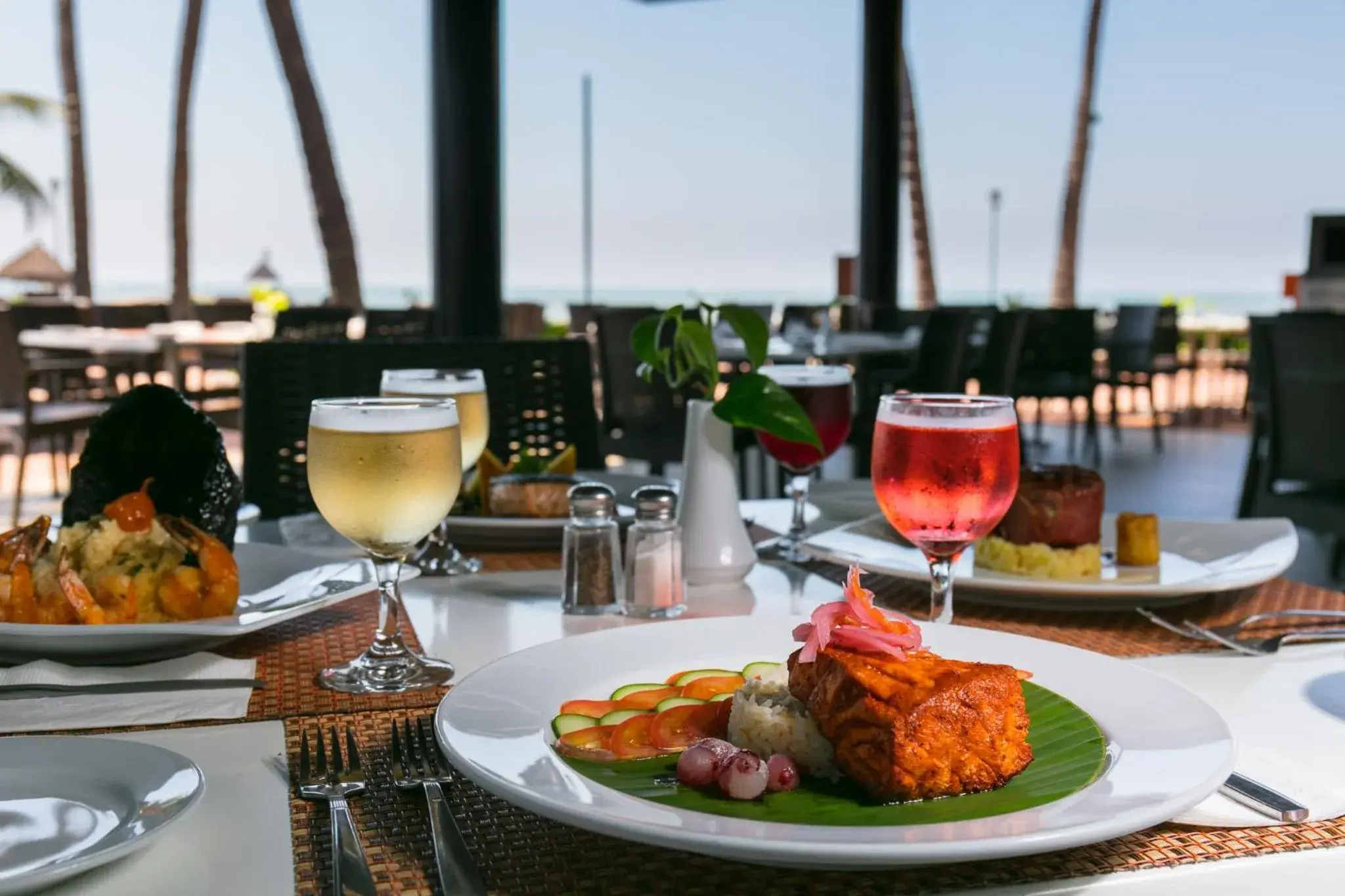 Food close-up in Paradise Village Food close-up in Paradise Village