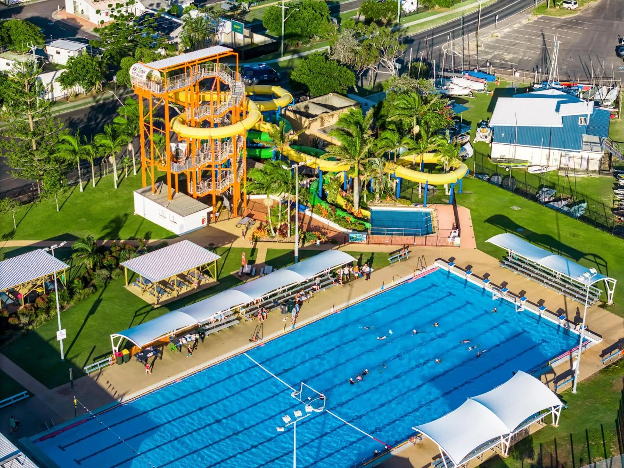 Aqua park in Riverside Holiday Apartments