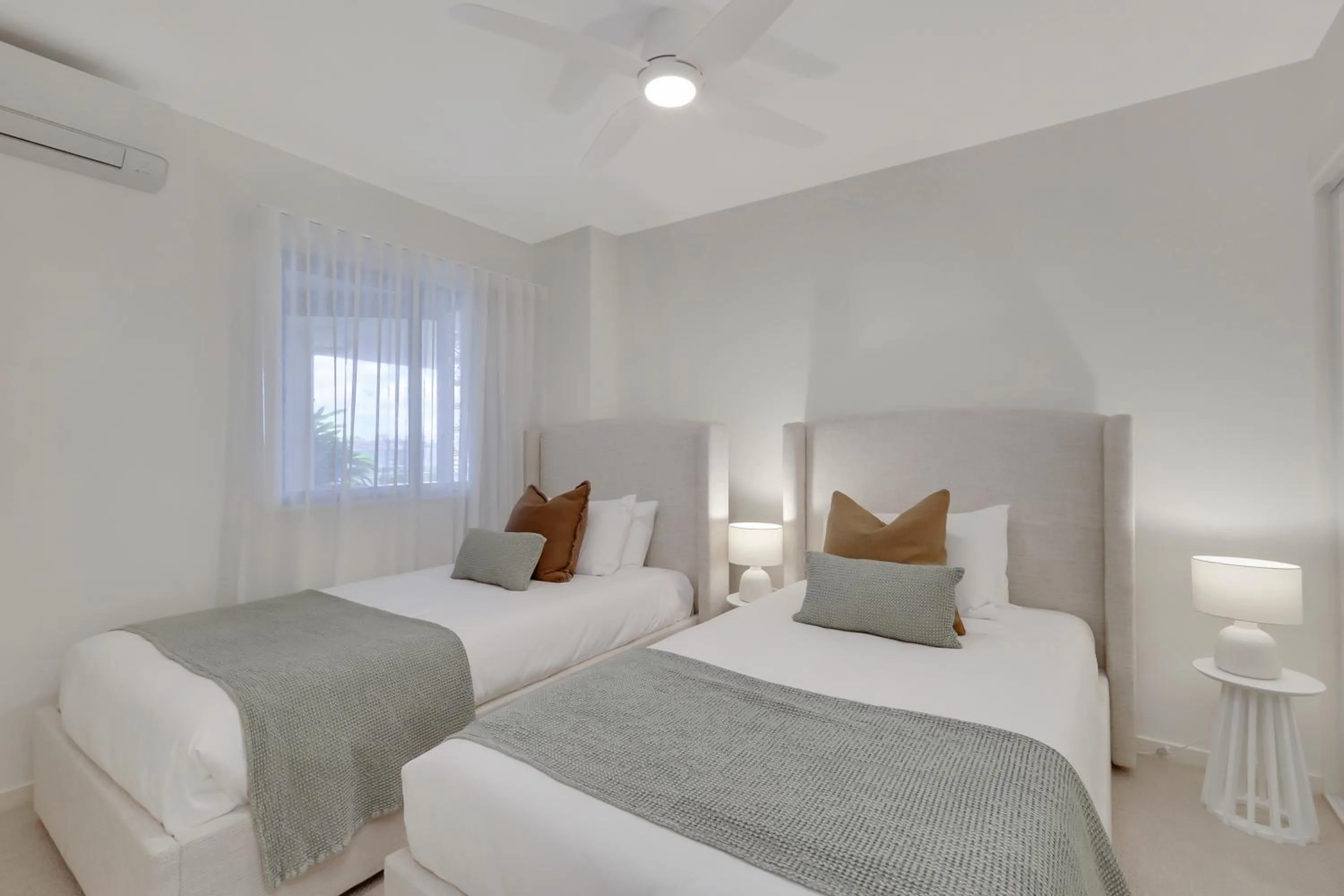 Bed in Riverside Holiday Apartments