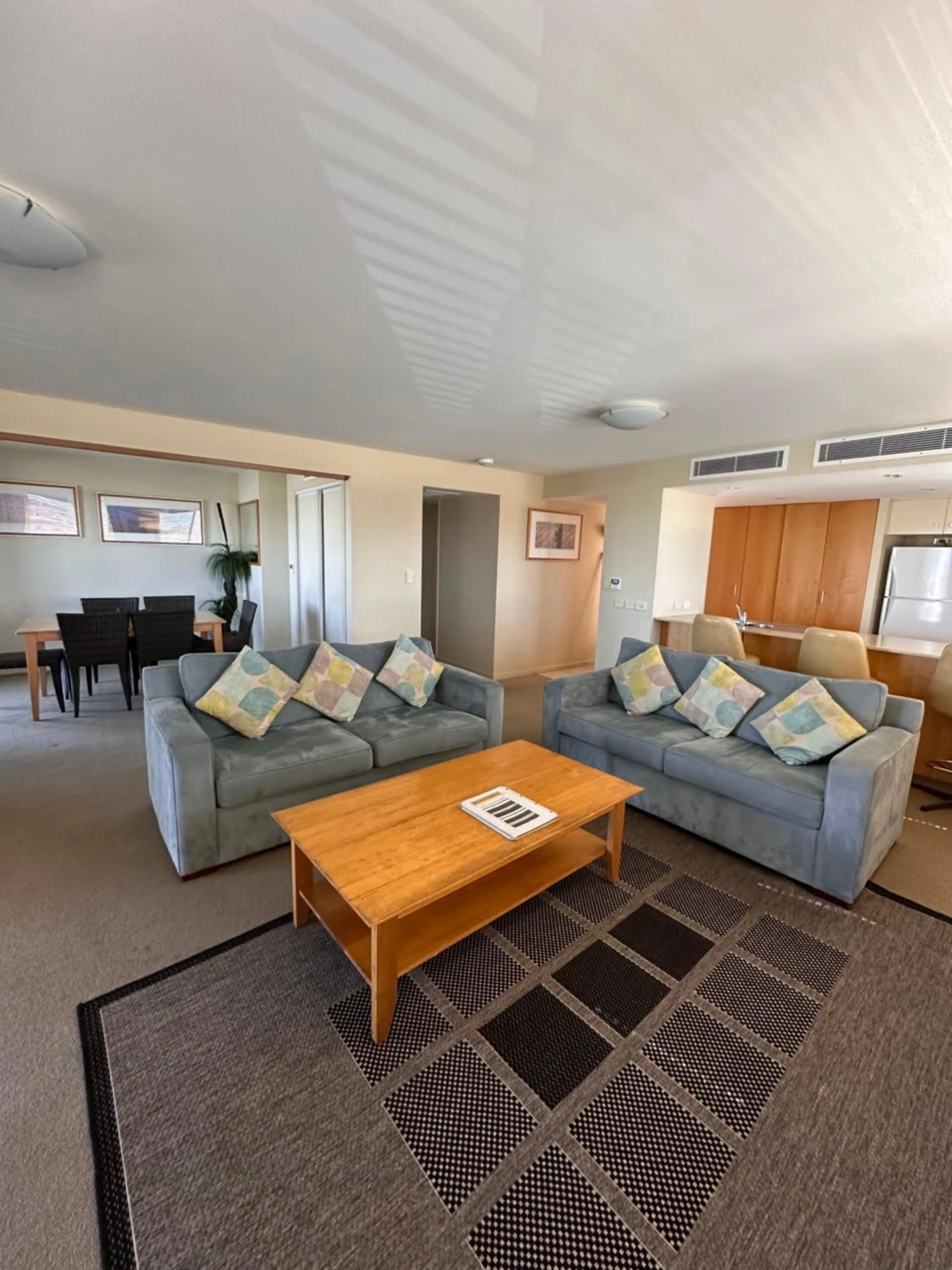 Living room in Riverside Holiday Apartments