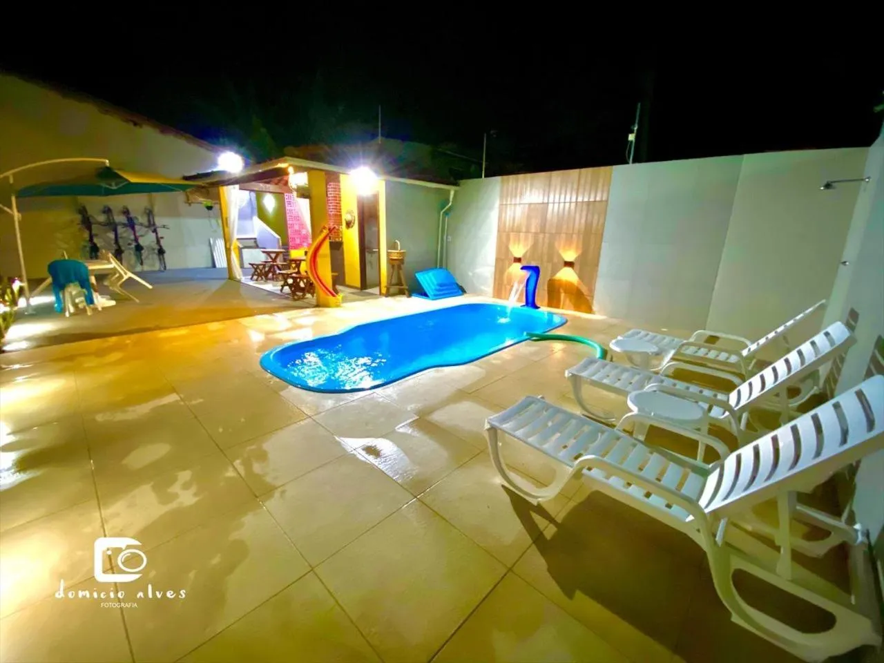 Night in Pousada Chalés do Toque