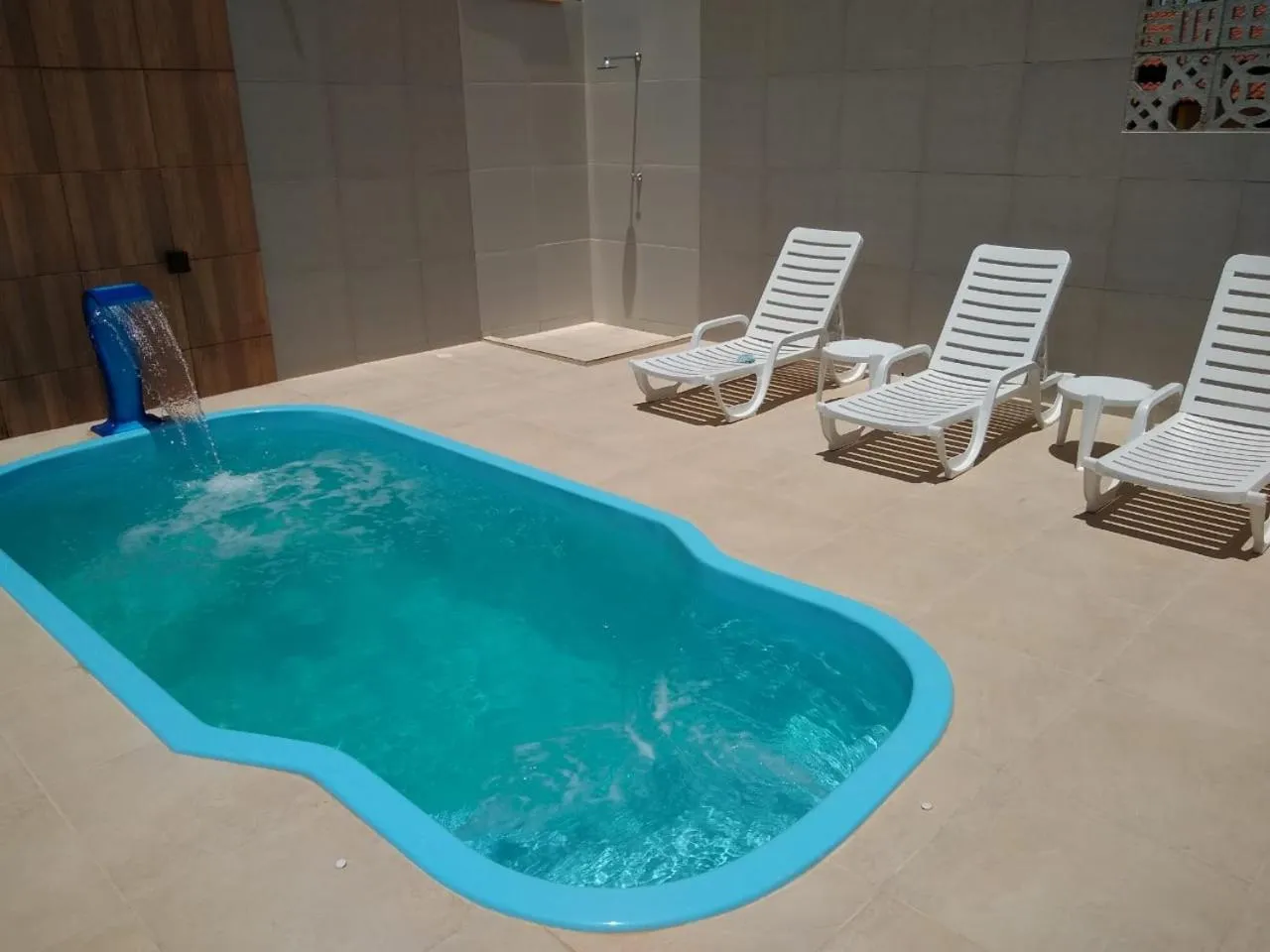 Pool view in Pousada Chalés do Toque