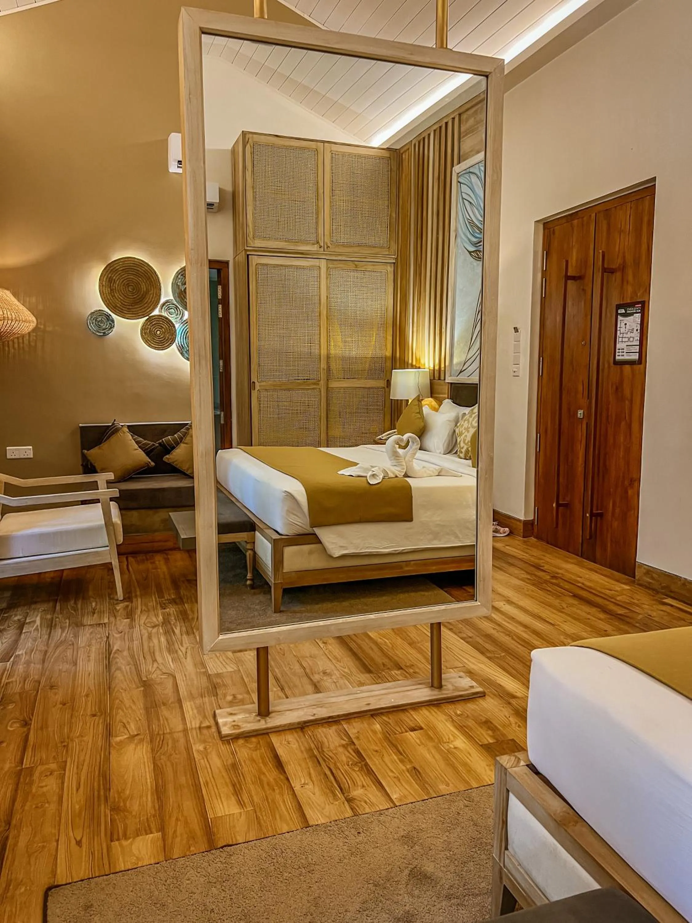 Bed in Hotel Sigiriya