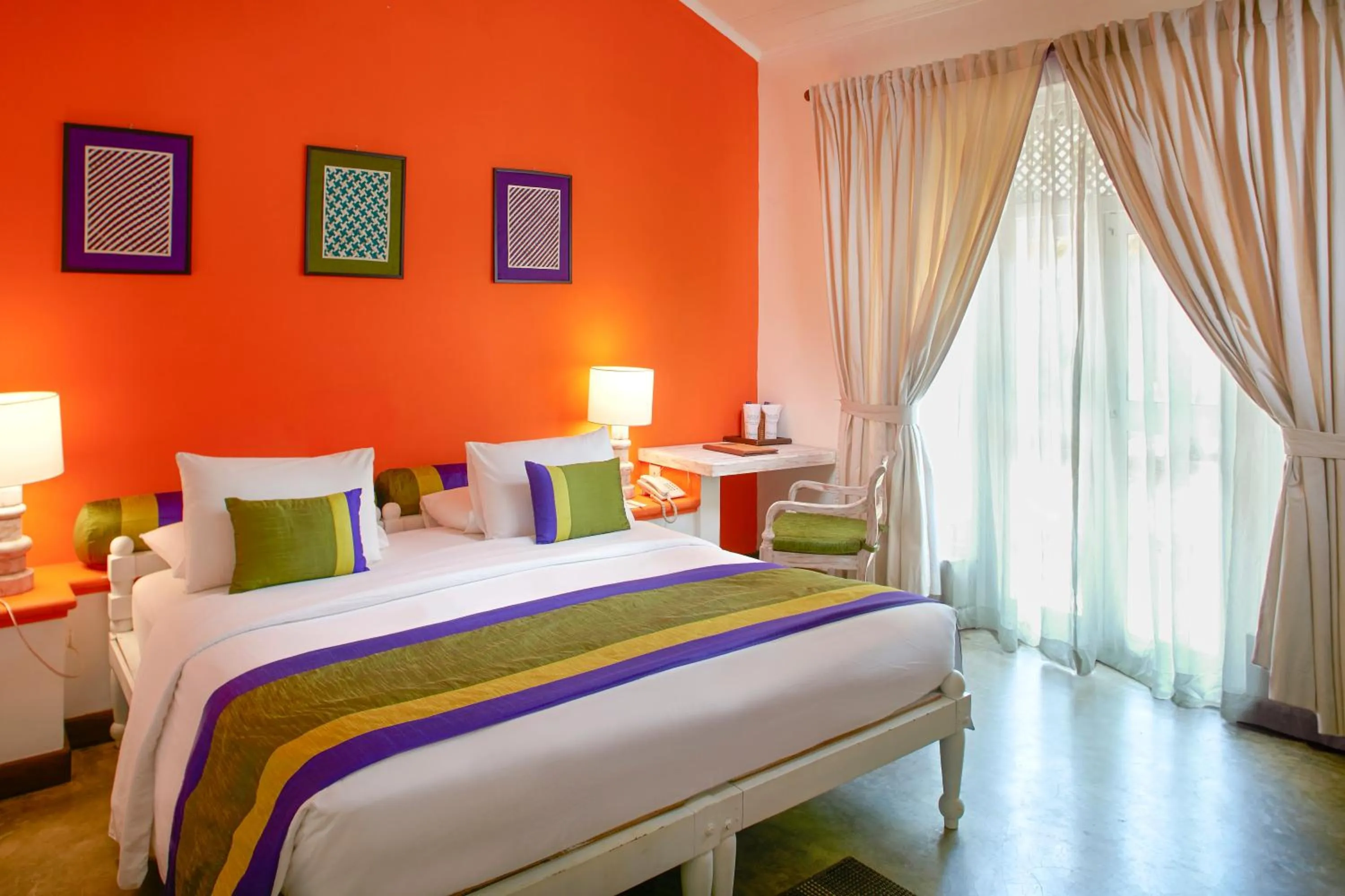 Bed in Hotel Sigiriya