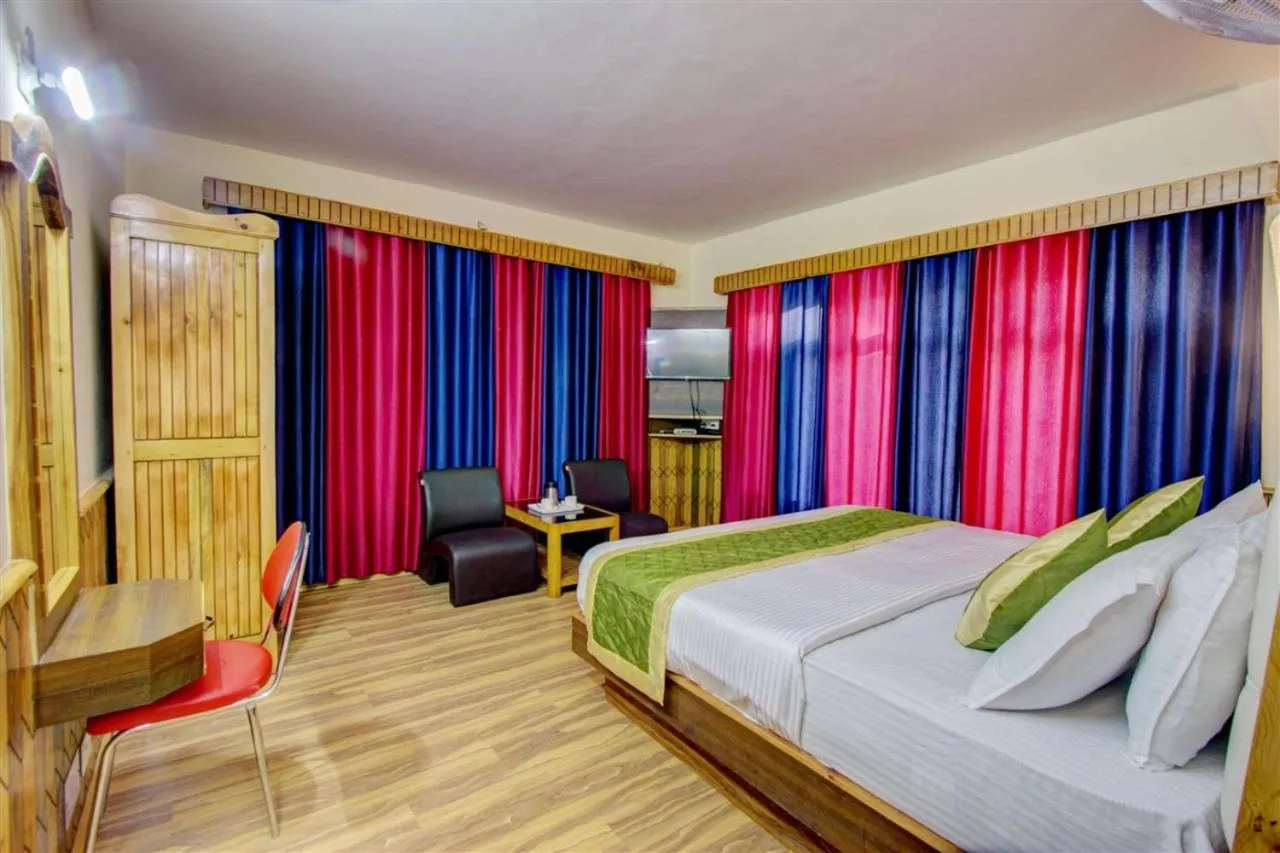 Bed in Hotel Samiru Manali