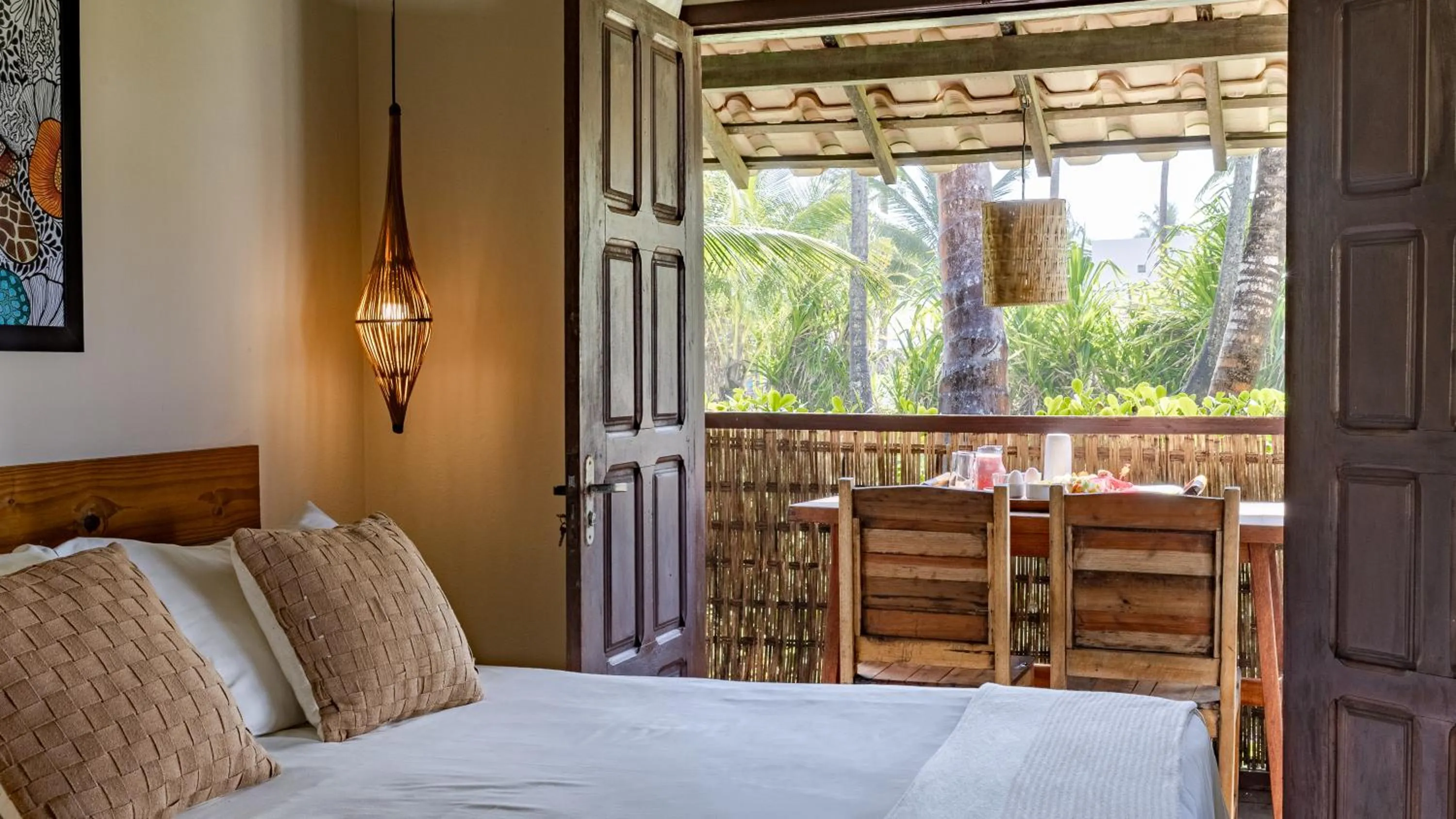 Bed in Rumah Pousada