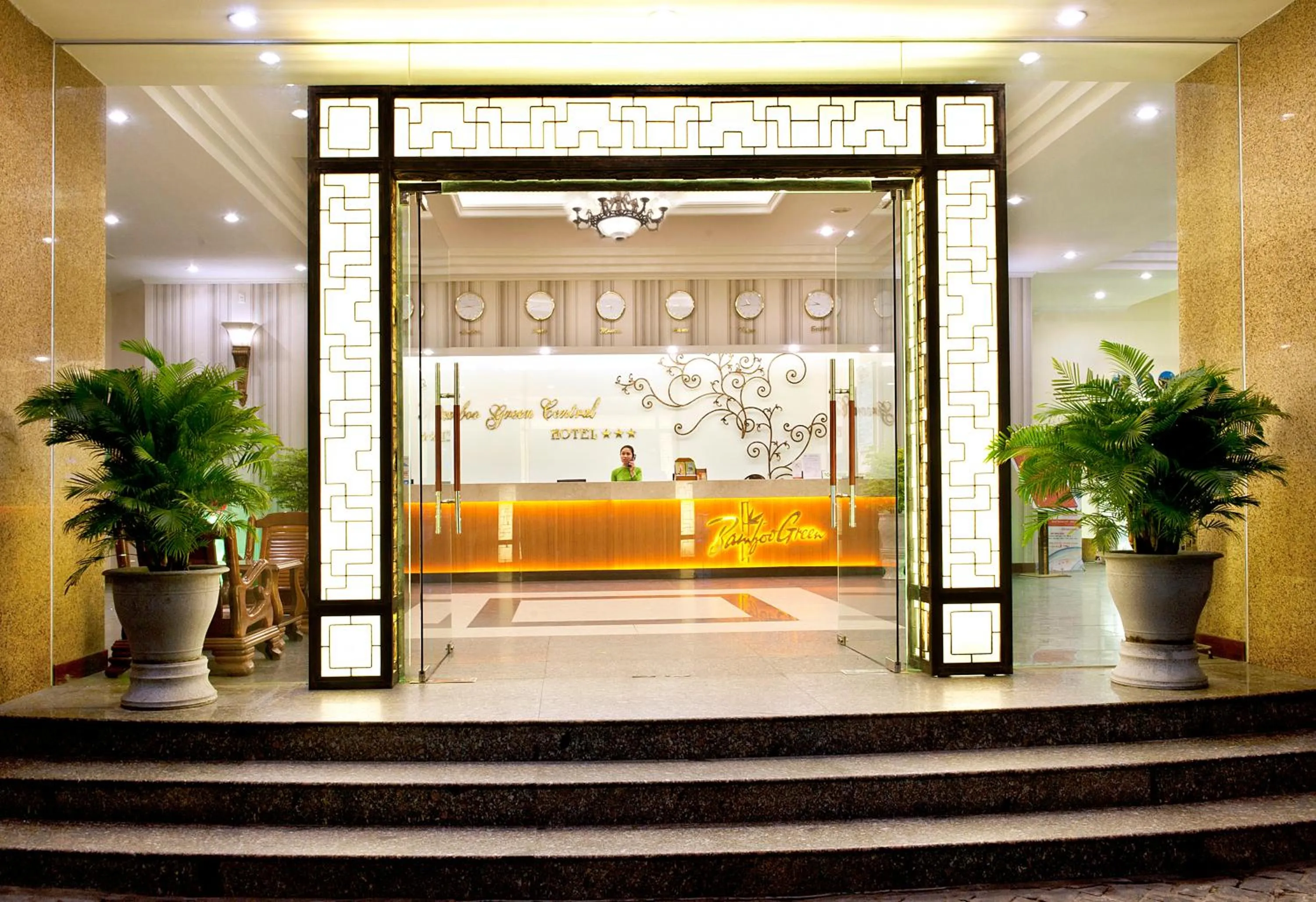 Lobby or reception in Bamboo Green Central Hotel
