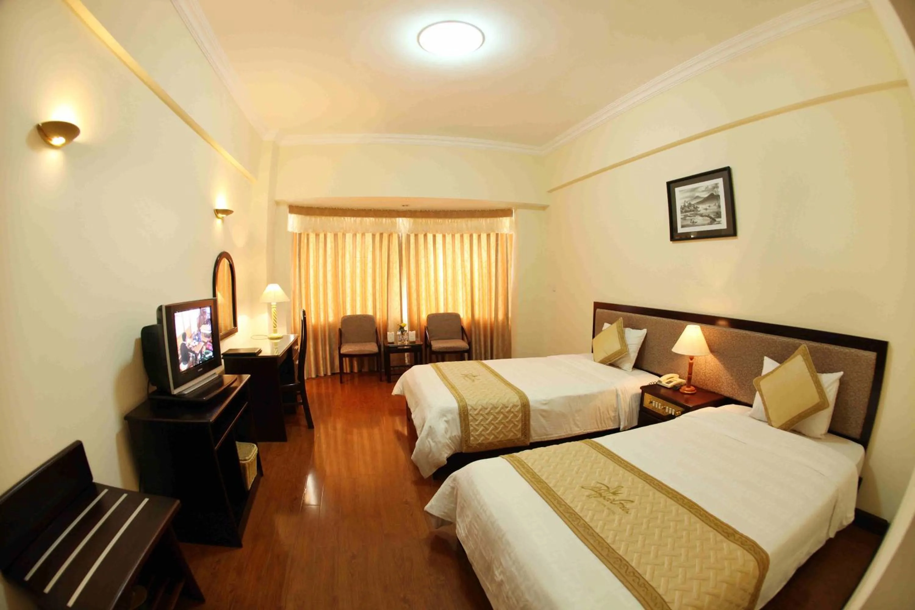 Bedroom in Bamboo Green Central Hotel