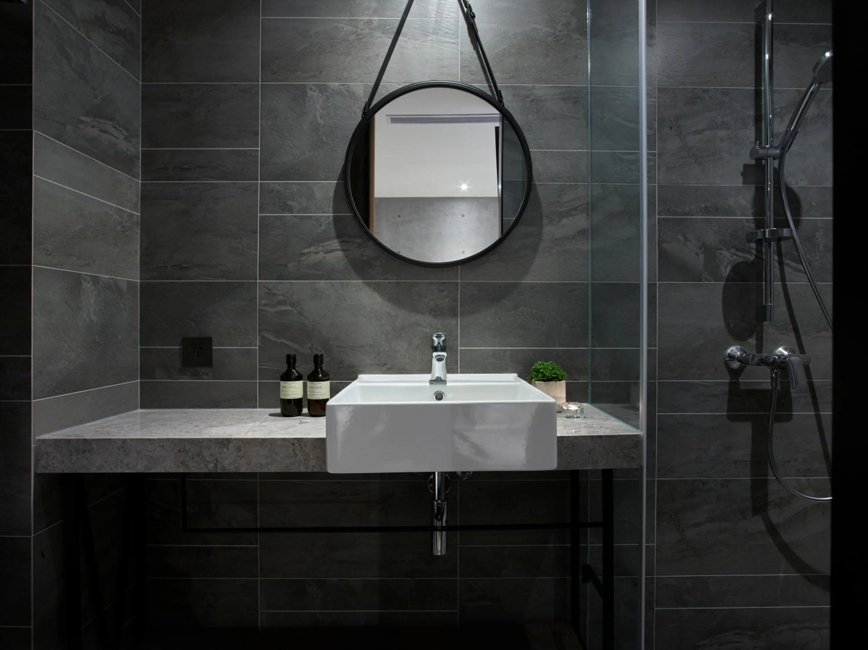 Bathroom in Monka Hotel