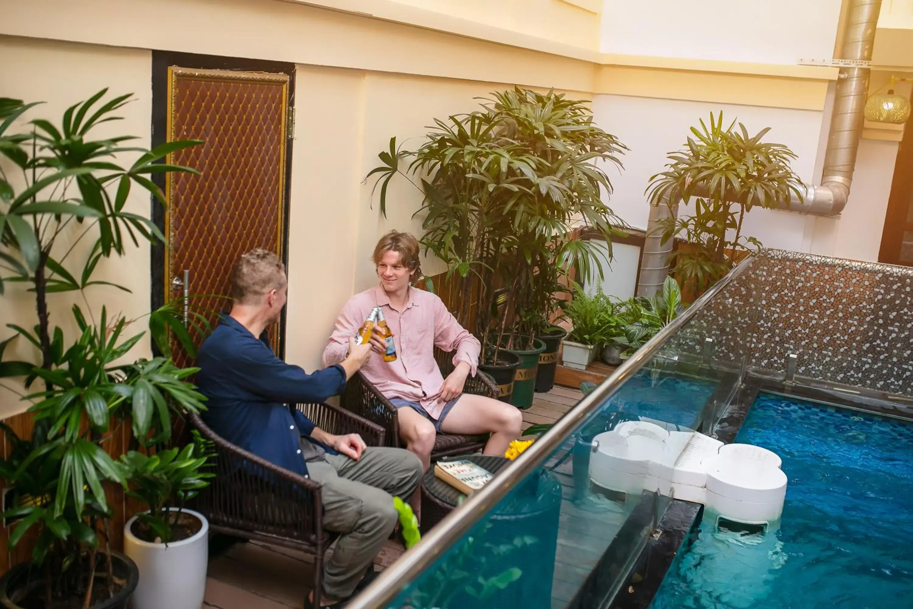 Swimming pool in Hanoi Nostalgia Hotel & Spa Swimming pool in Hanoi Nostalgia Hotel & Spa