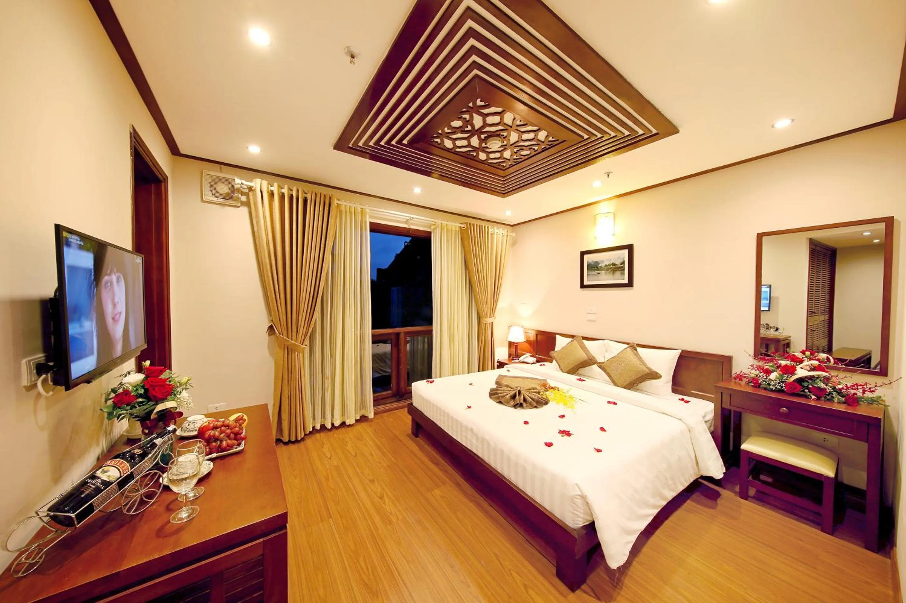 Bedroom, Bed in Hanoi Nostalgia Hotel & Spa