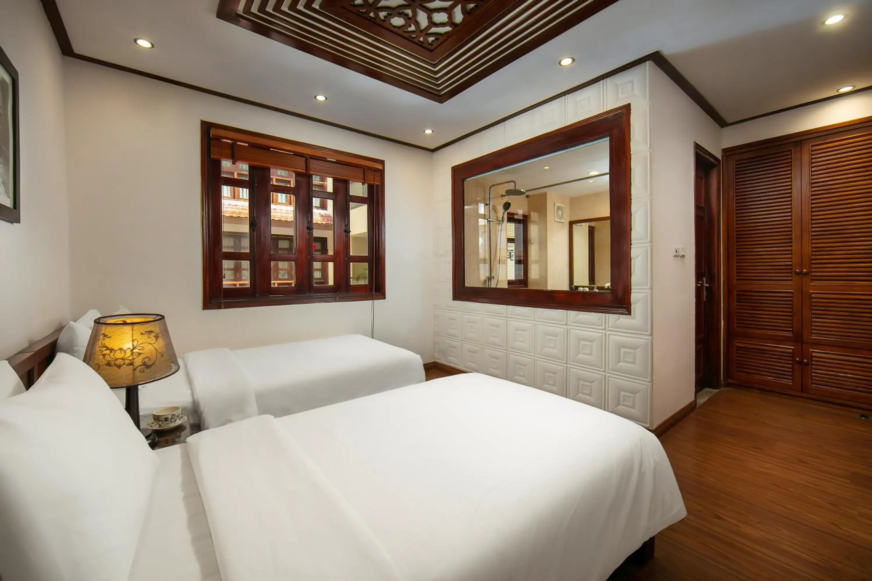 Bedroom, Bed in Hanoi Nostalgia Hotel & Spa Bedroom, Bed in Hanoi Nostalgia Hotel & Spa