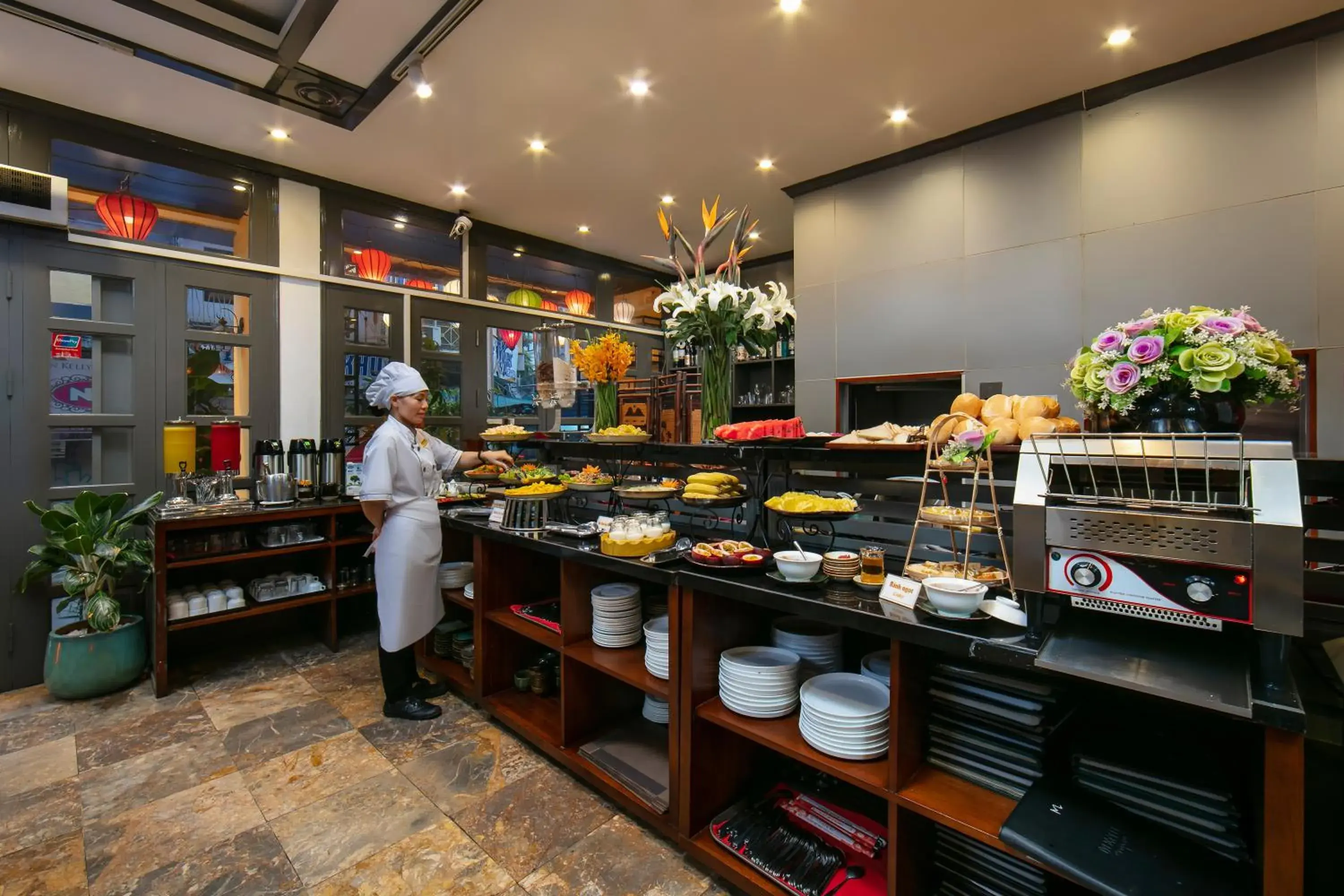 Breakfast in Hanoi Nostalgia Hotel & Spa Breakfast in Hanoi Nostalgia Hotel & Spa