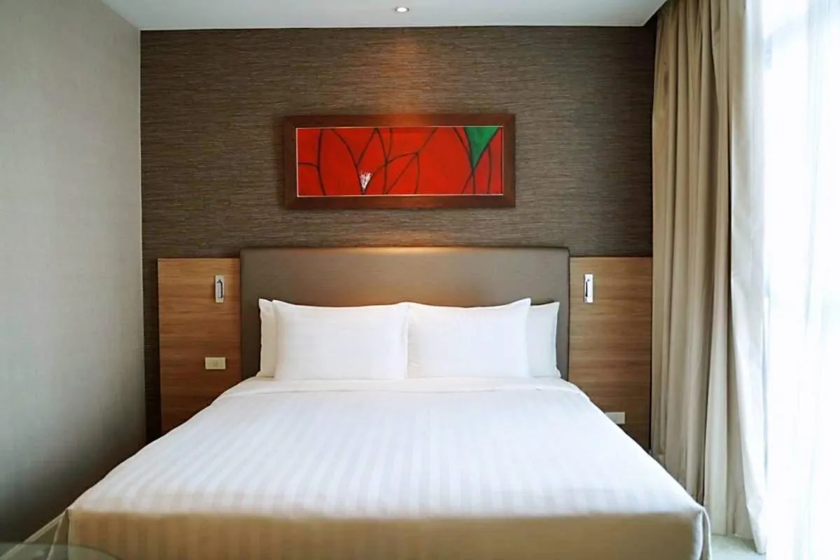 Bed in Urbana Sathorn Hotel, Bangkok