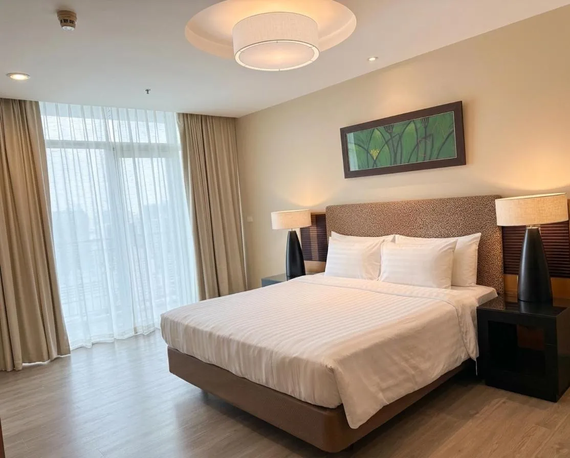 Bed in Urbana Sathorn Hotel, Bangkok