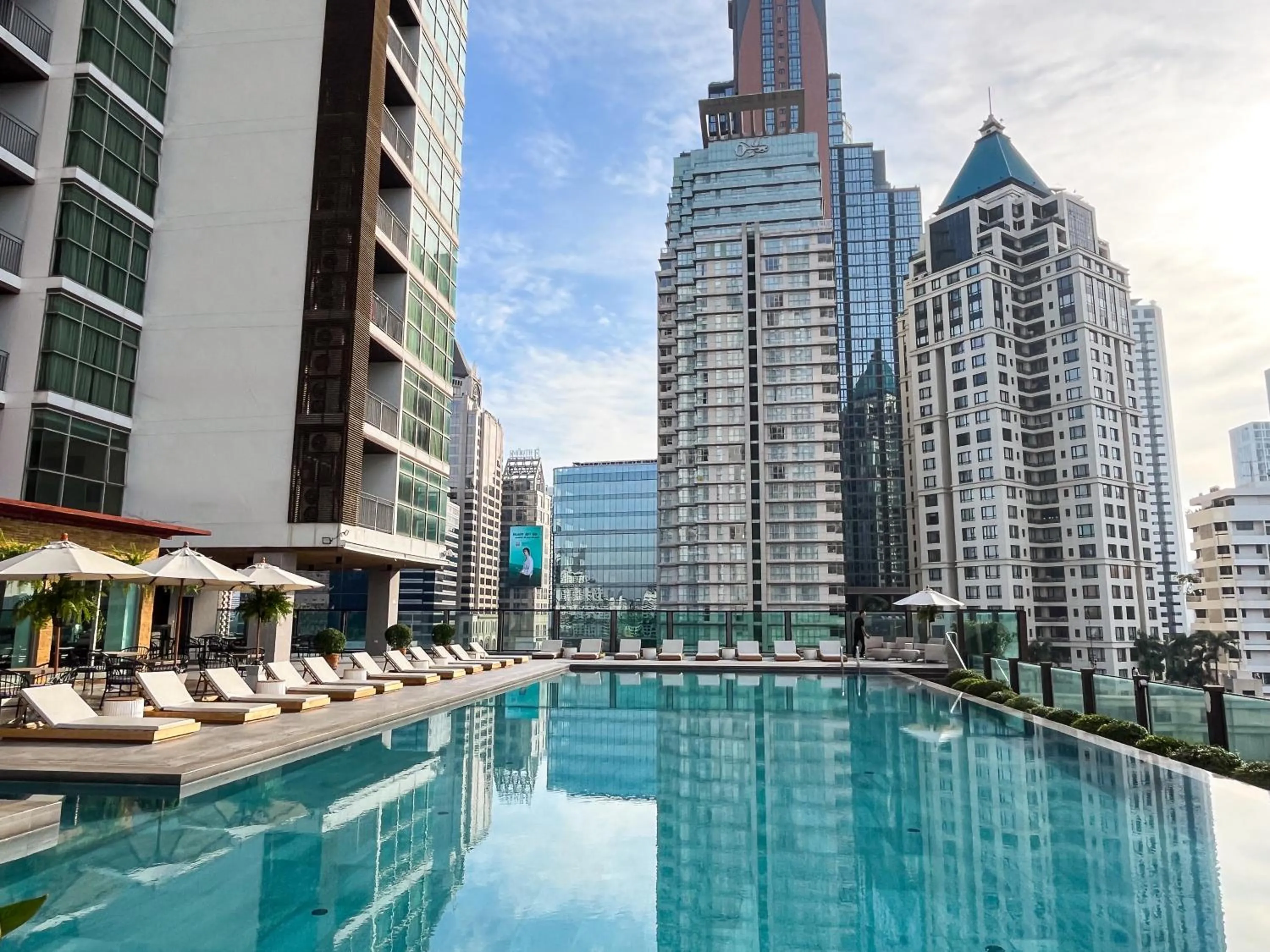 Swimming pool in Urbana Sathorn Hotel, Bangkok