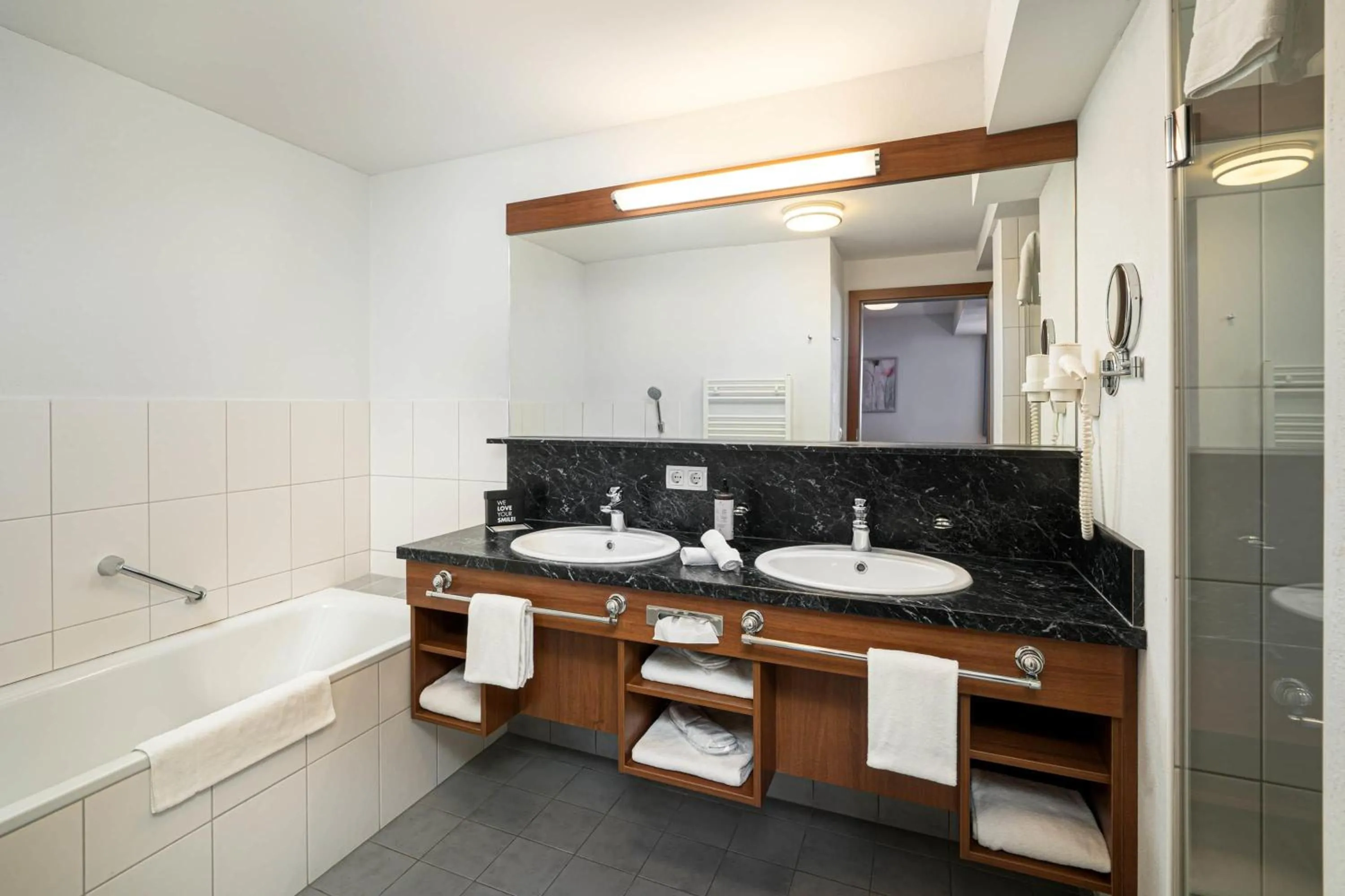 Bathroom in elaya hotel steinplatte, Trademark by Wyndham