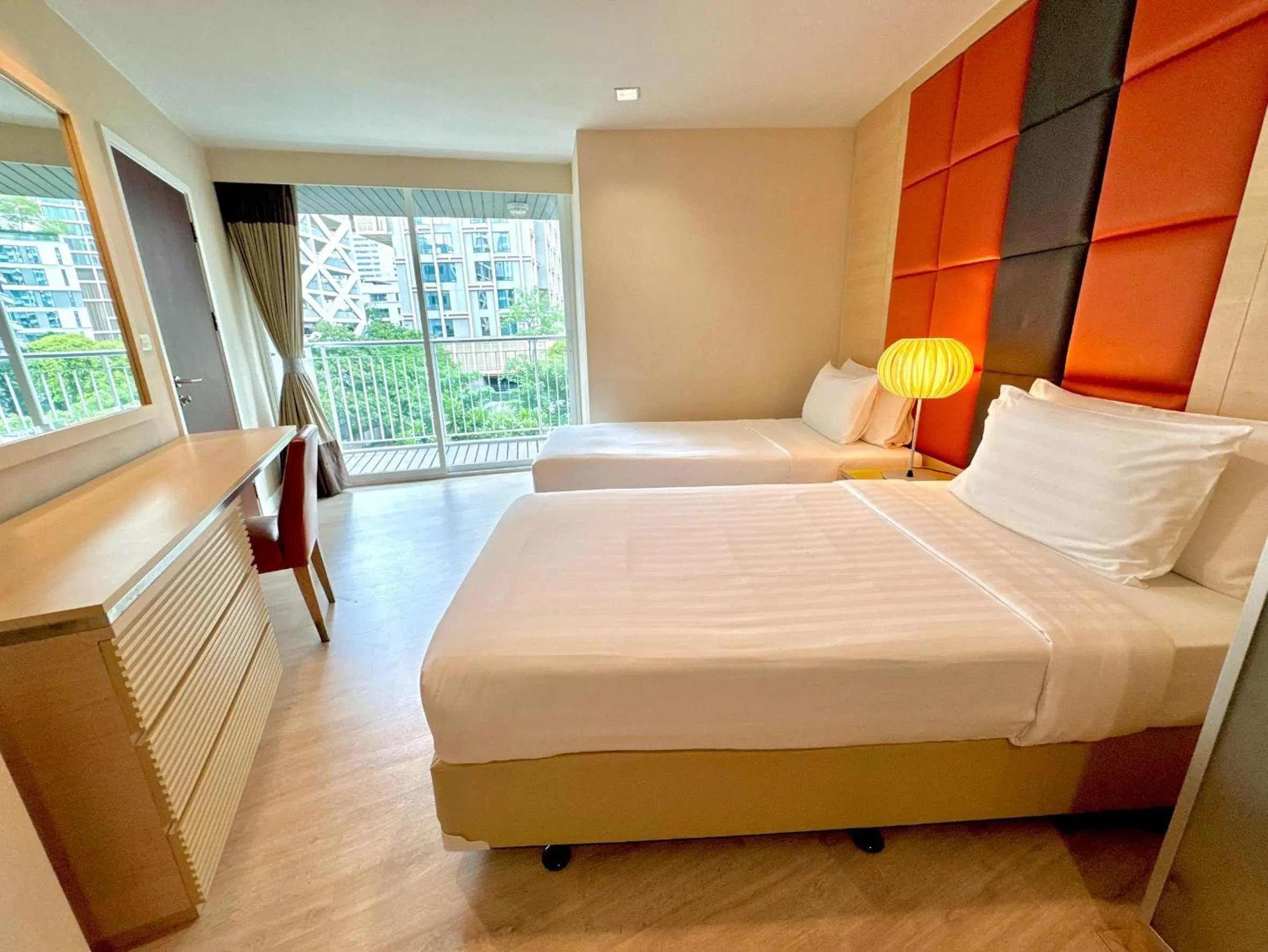 Bed in Urbana Langsuan Hotel