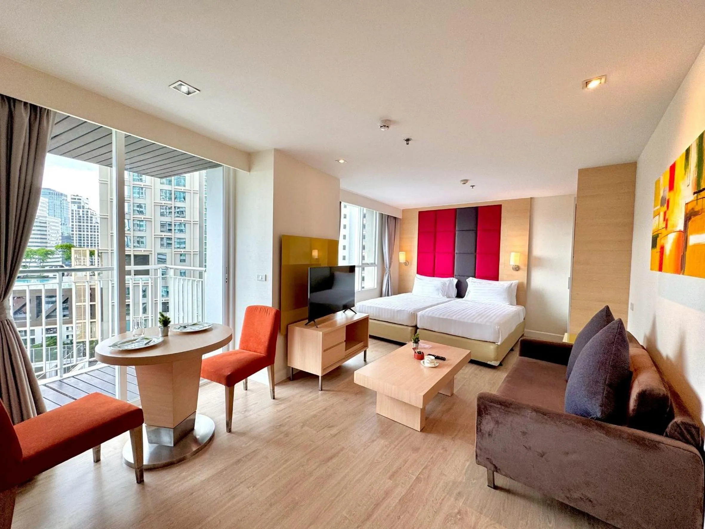 Bed in Urbana Langsuan Hotel