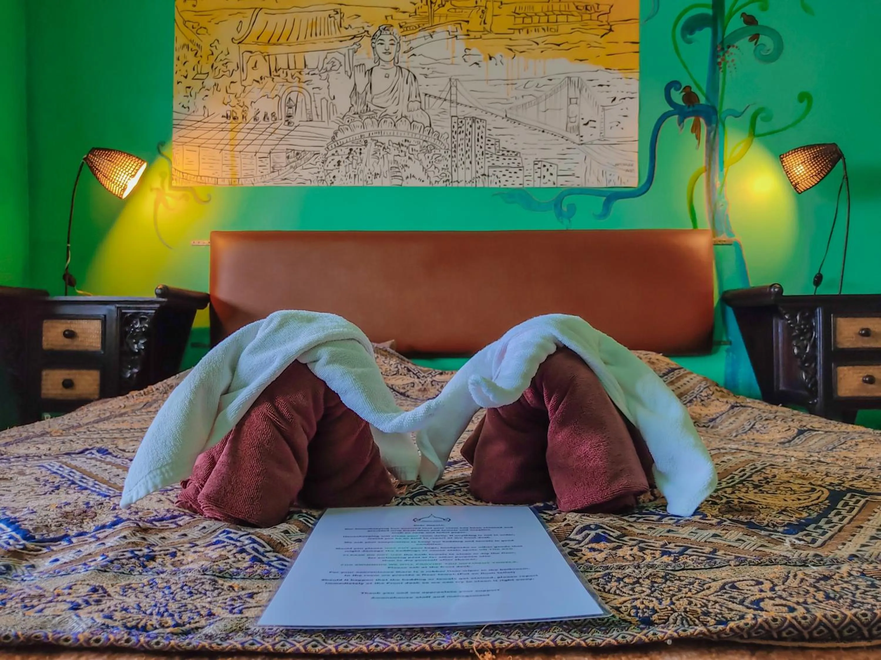 Bedroom, Bed in Awana House