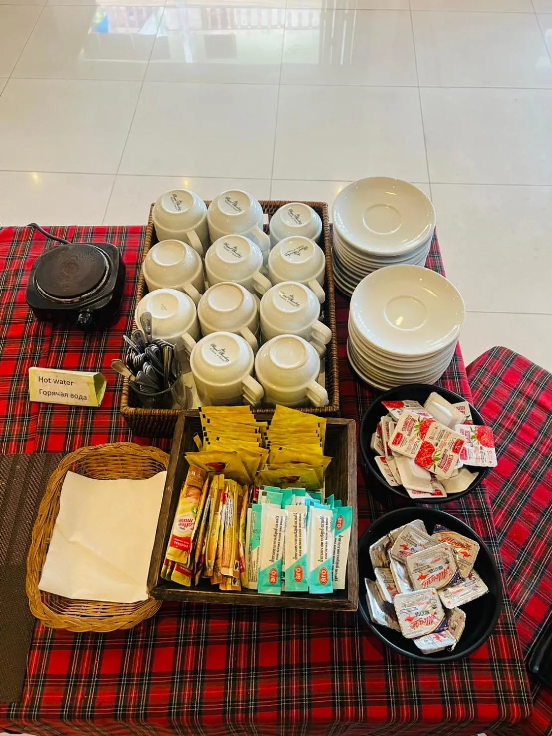 Buffet breakfast in Baramee Resortel