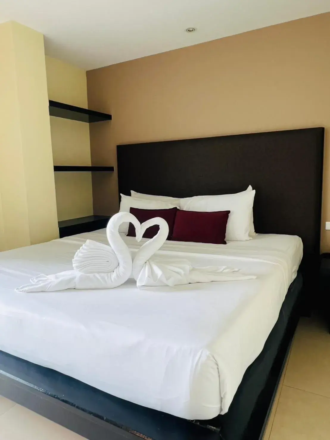 Bedroom, Bed in Baramee Resortel Bedroom, Bed in Baramee Resortel