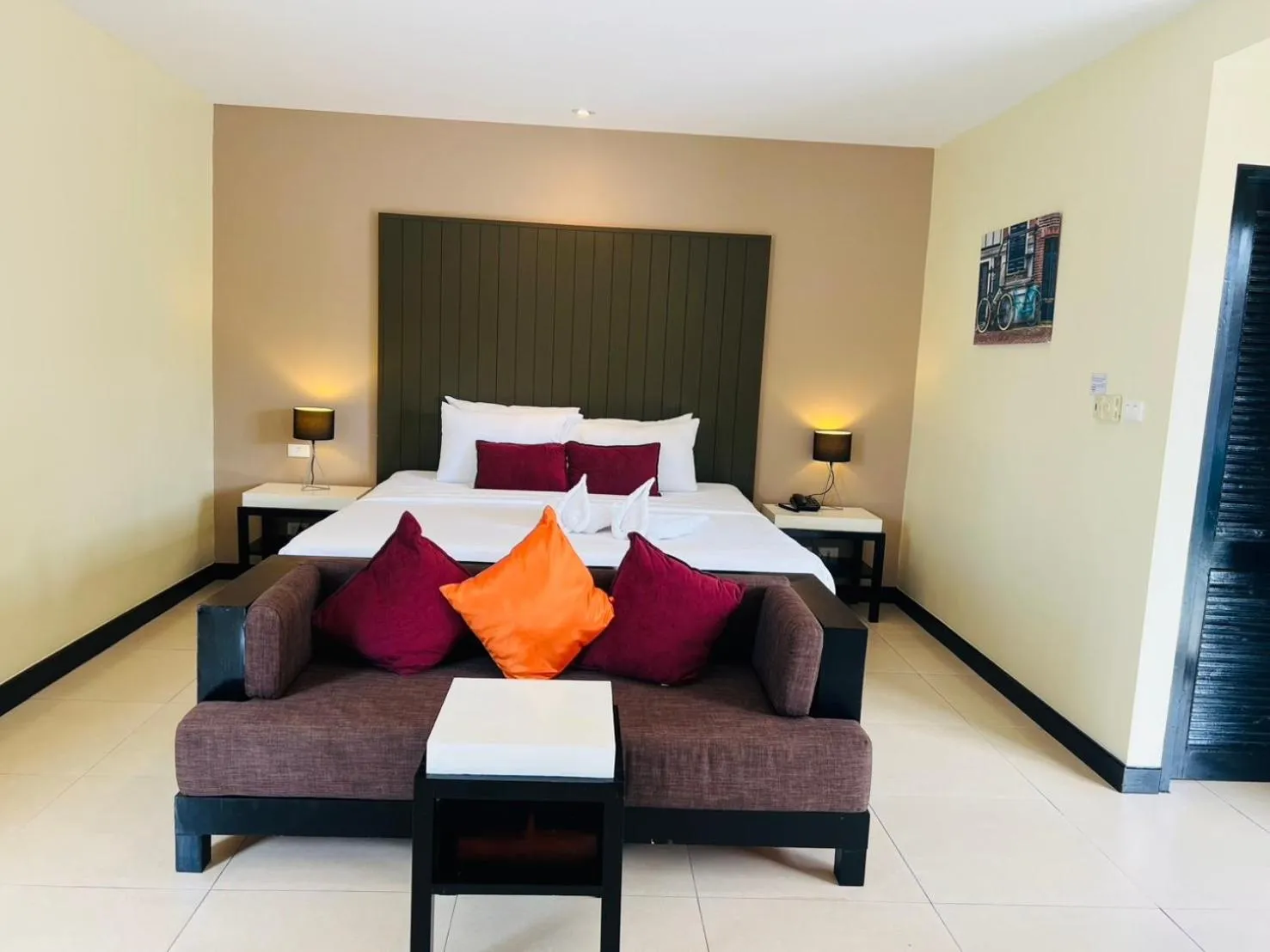 Bedroom, Bed in Baramee Resortel