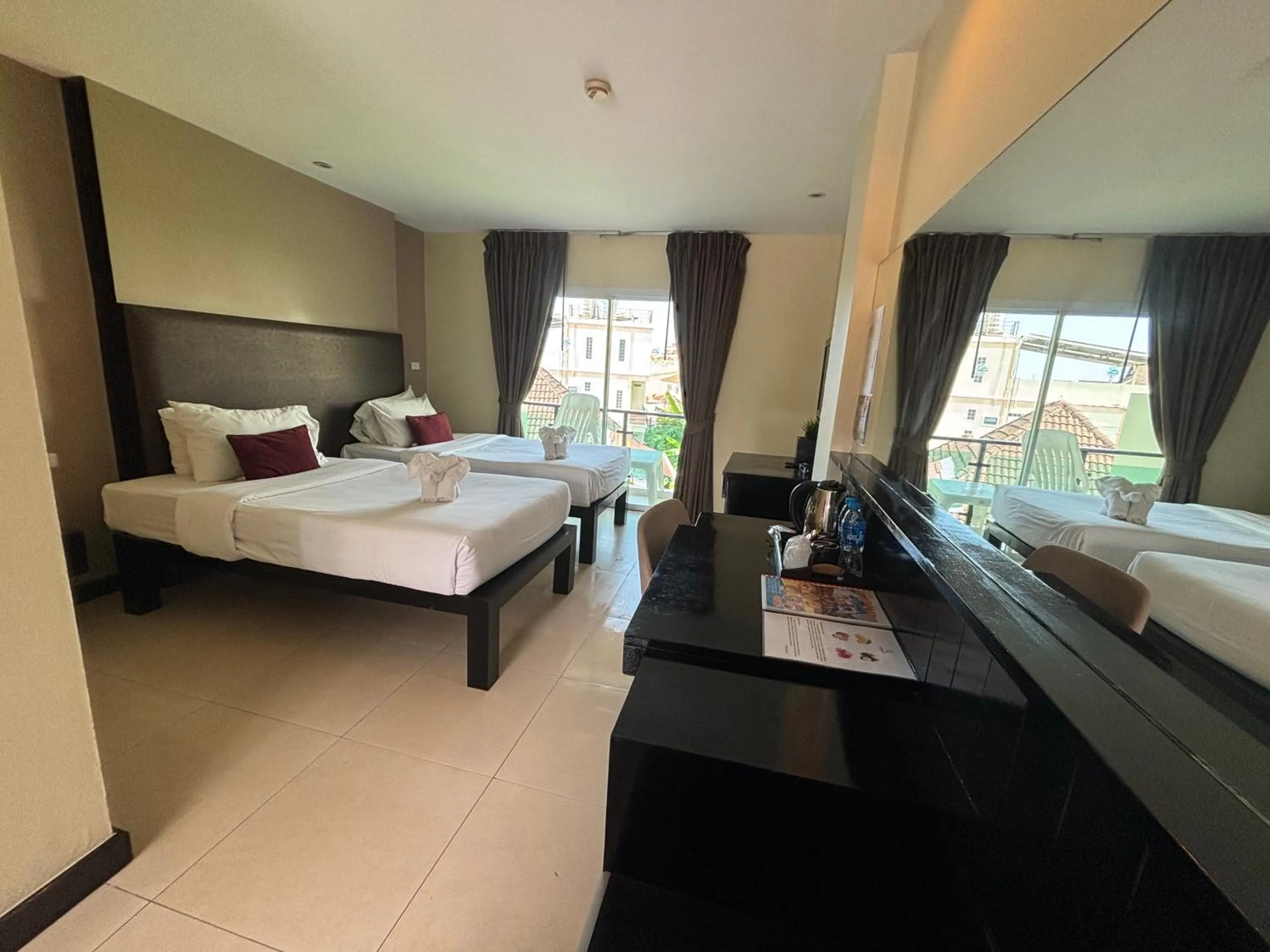 Bedroom, Bed in Baramee Resortel