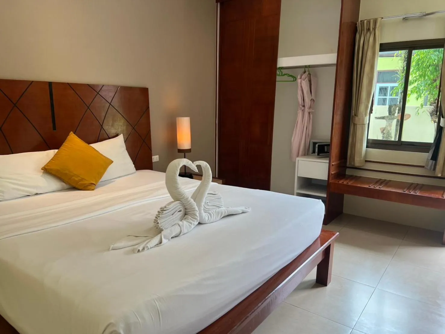 Bedroom, Bed in Baramee Resortel