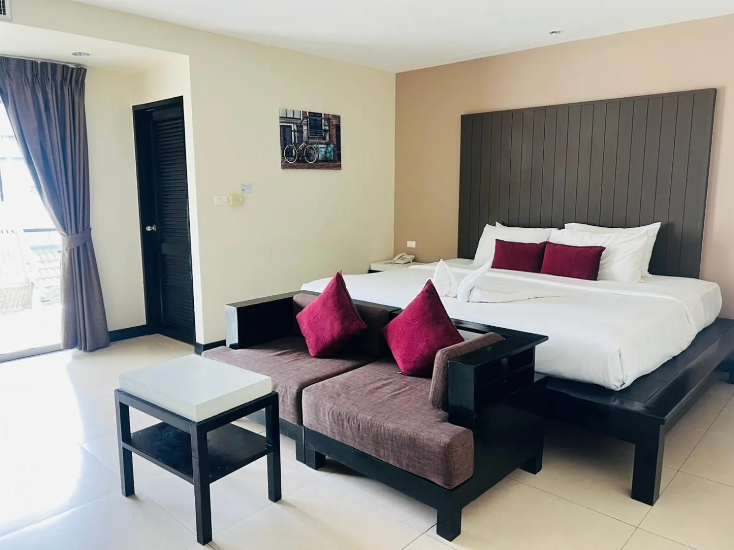 Bedroom, Bed in Baramee Resortel