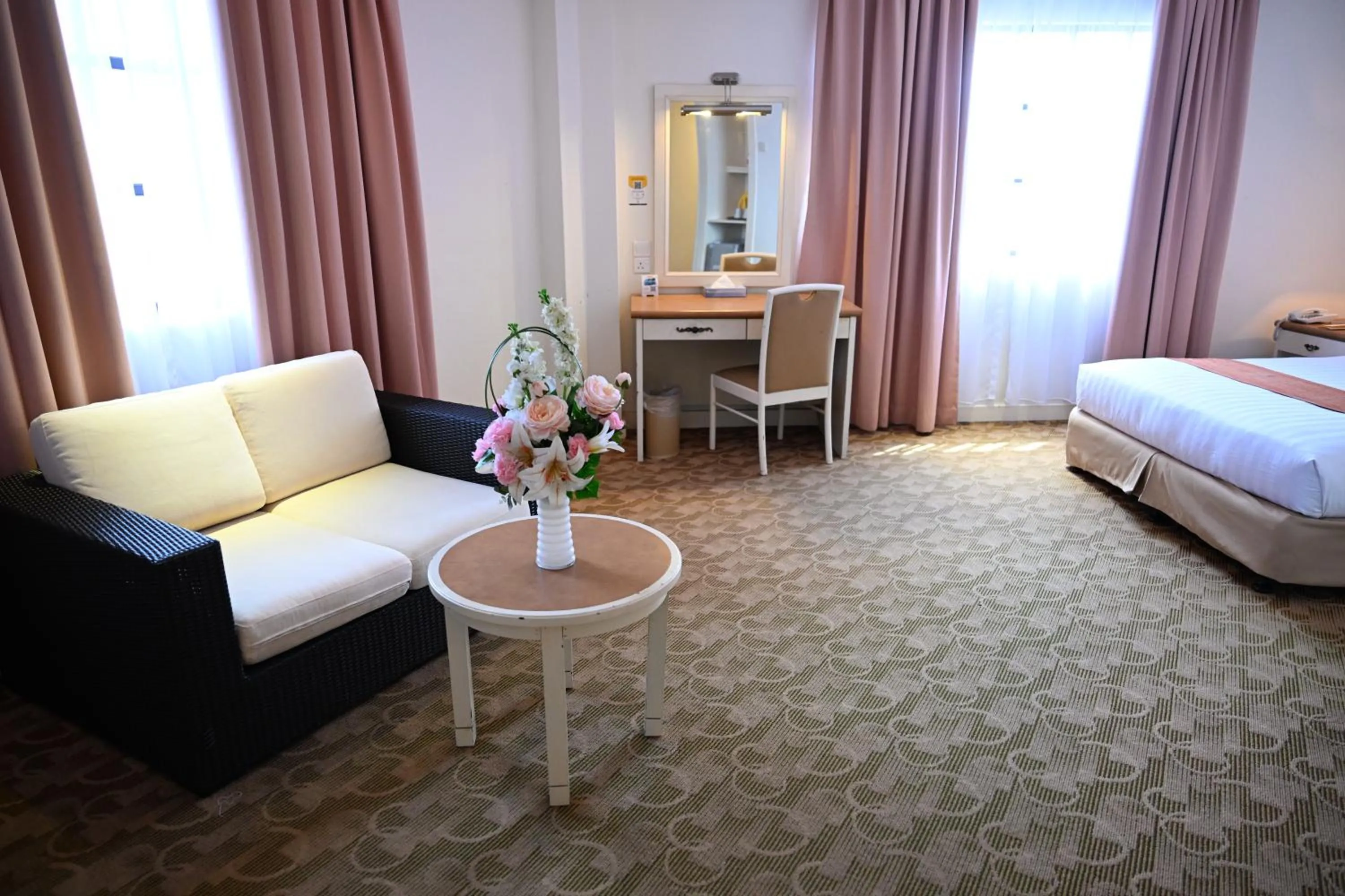 Bed in Permai Hotel Kuala Terengganu