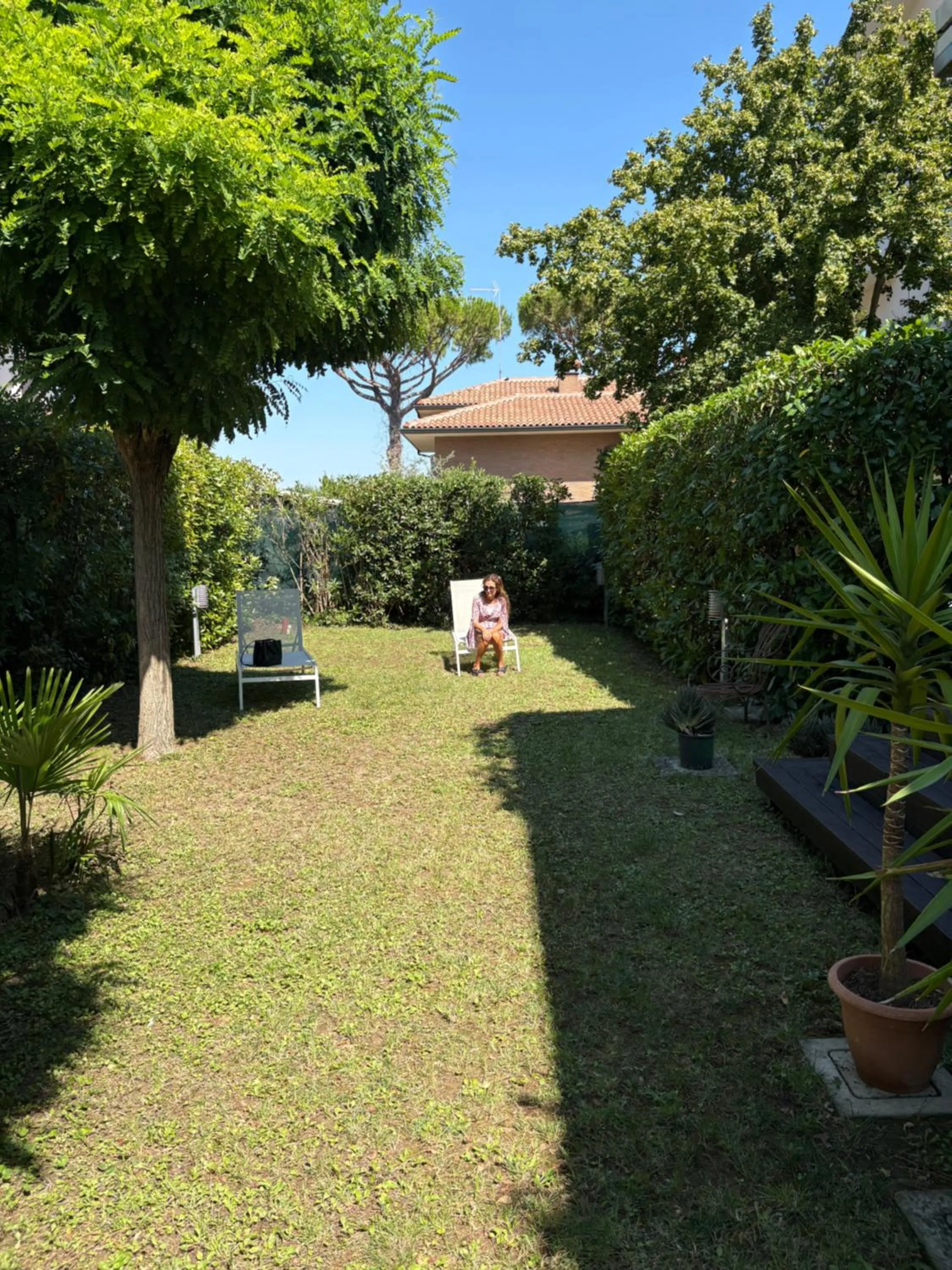 Casa con giardino
