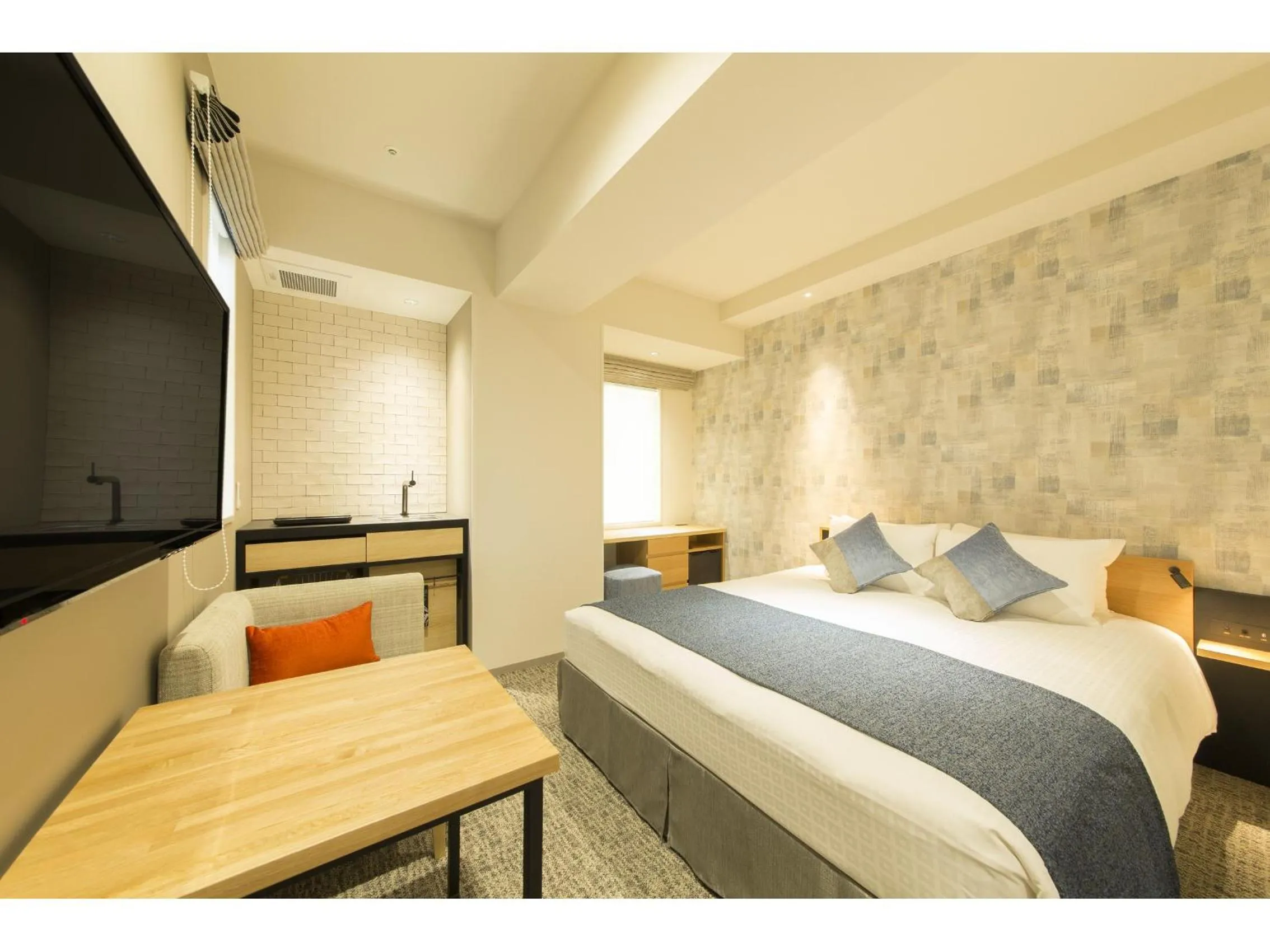 Bed in Tokyu Stay Takanawa Shinagawa Area