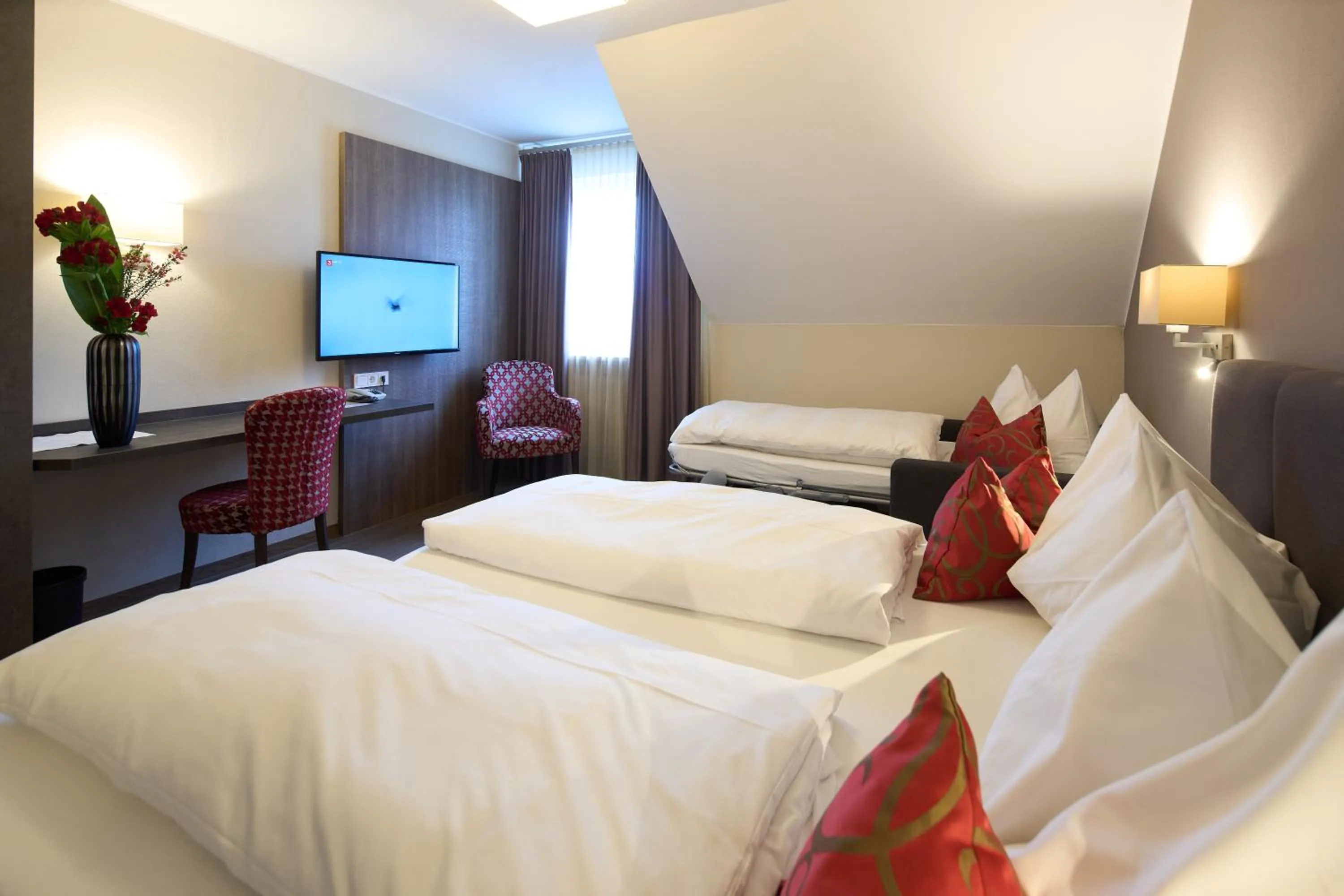 Bed in Hotel Staffler