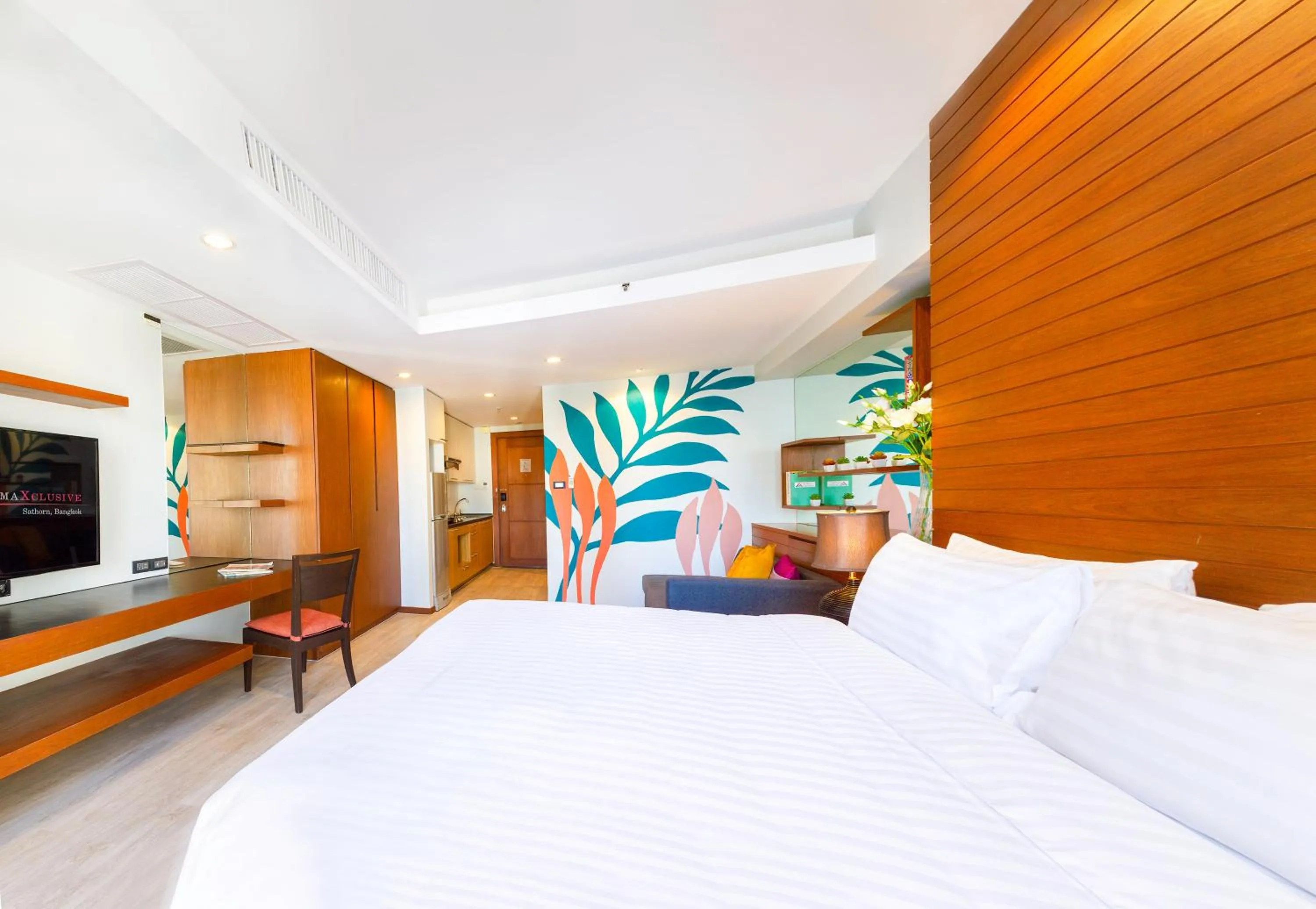 Bed in FuramaXclusive Sathorn, Bangkok