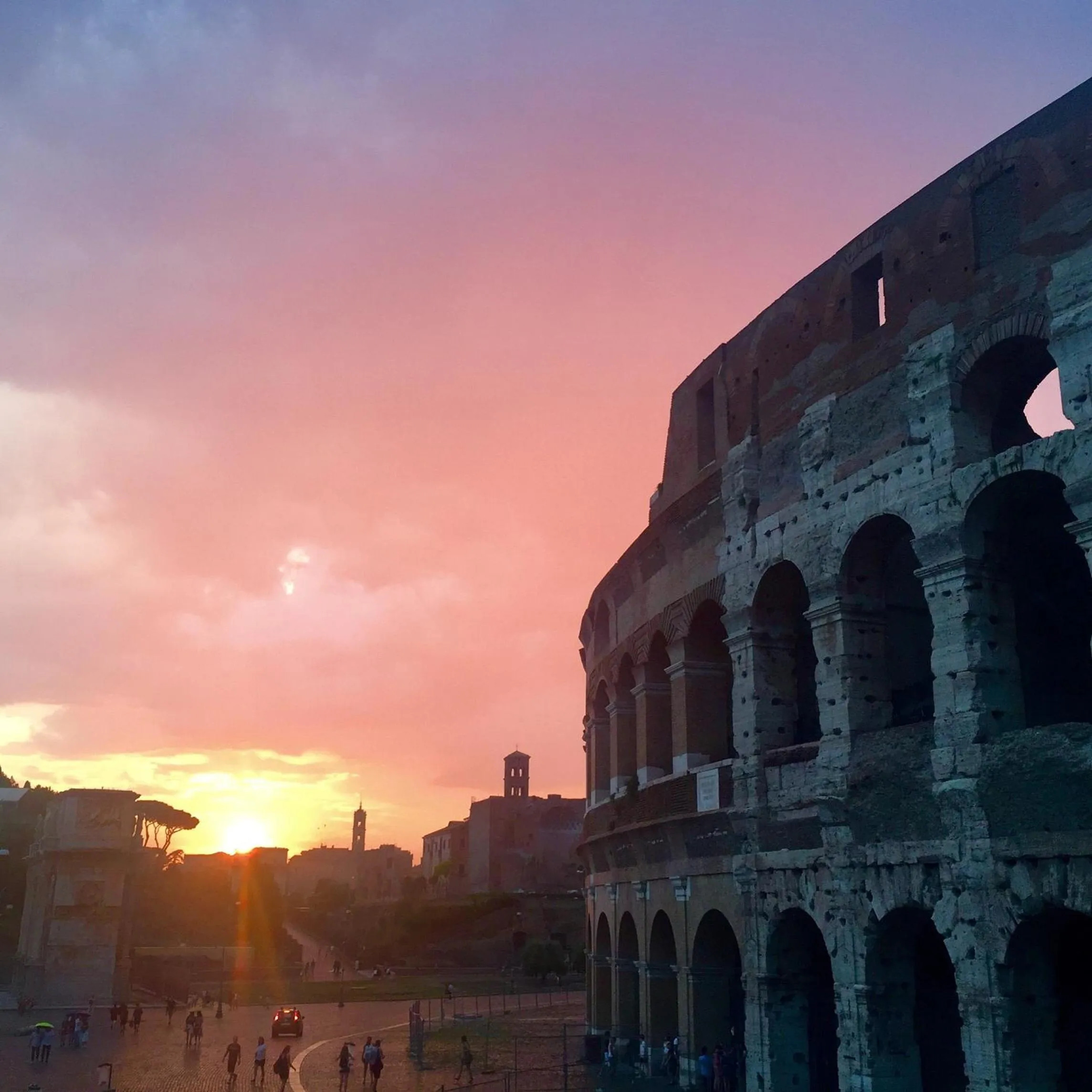 Sunset in Golden Ratio