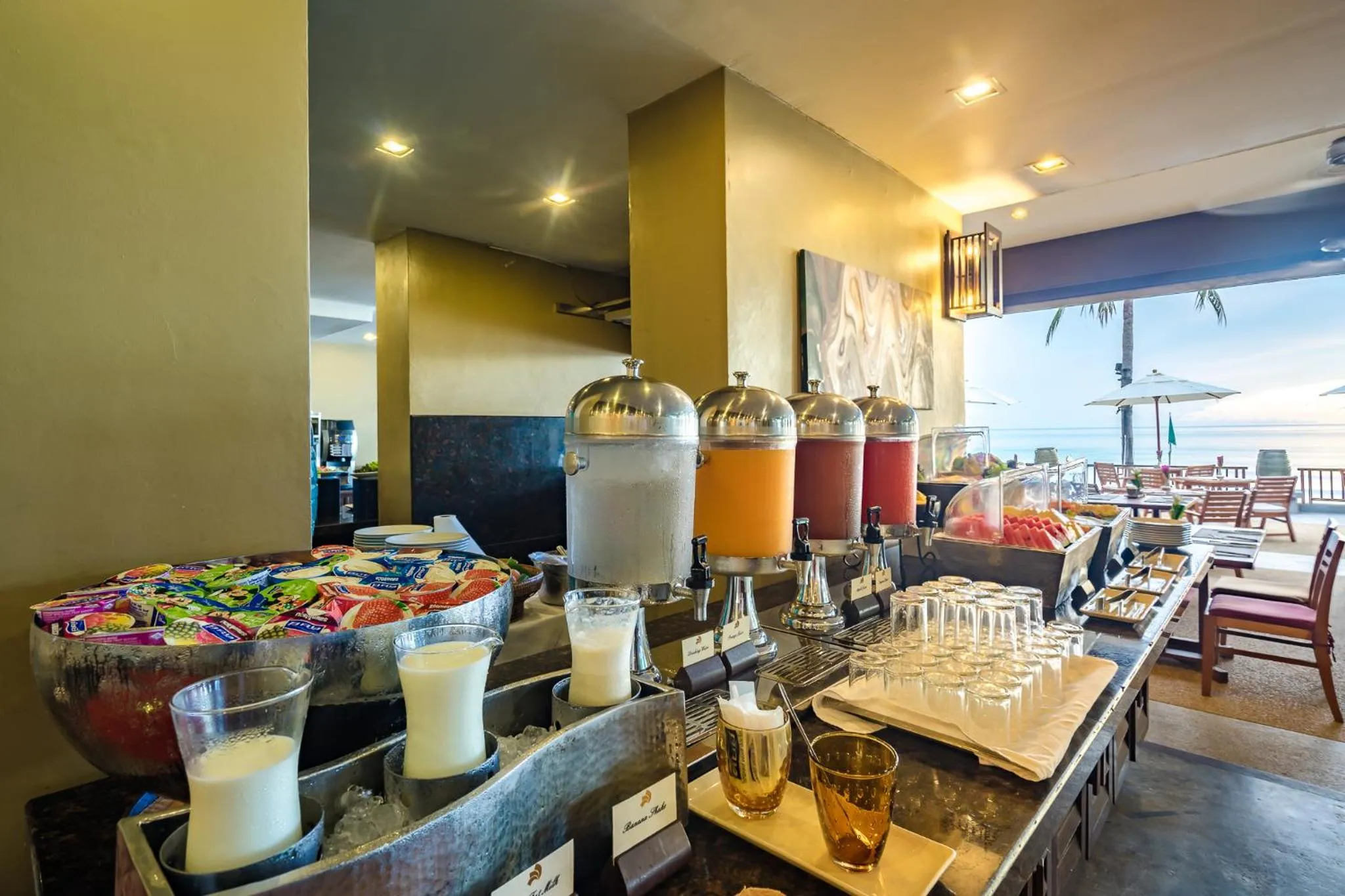 Buffet breakfast in Impiana Beachfront Resort Chaweng Noi, Koh Samui