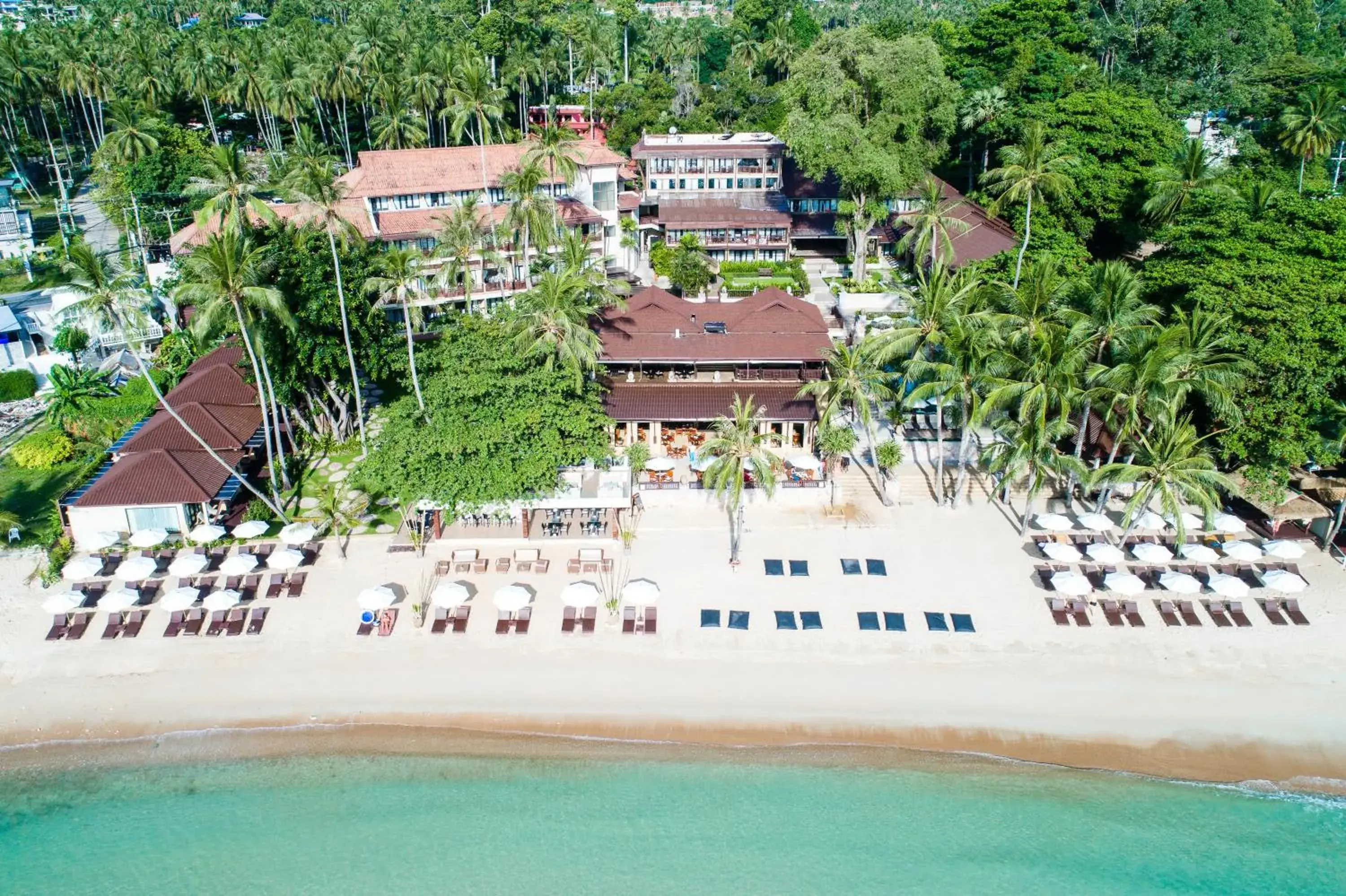 Bird's eye view in Impiana Beachfront Resort Chaweng Noi, Koh Samui Bird's eye view in Impiana Beachfront Resort Chaweng Noi, Koh Samui