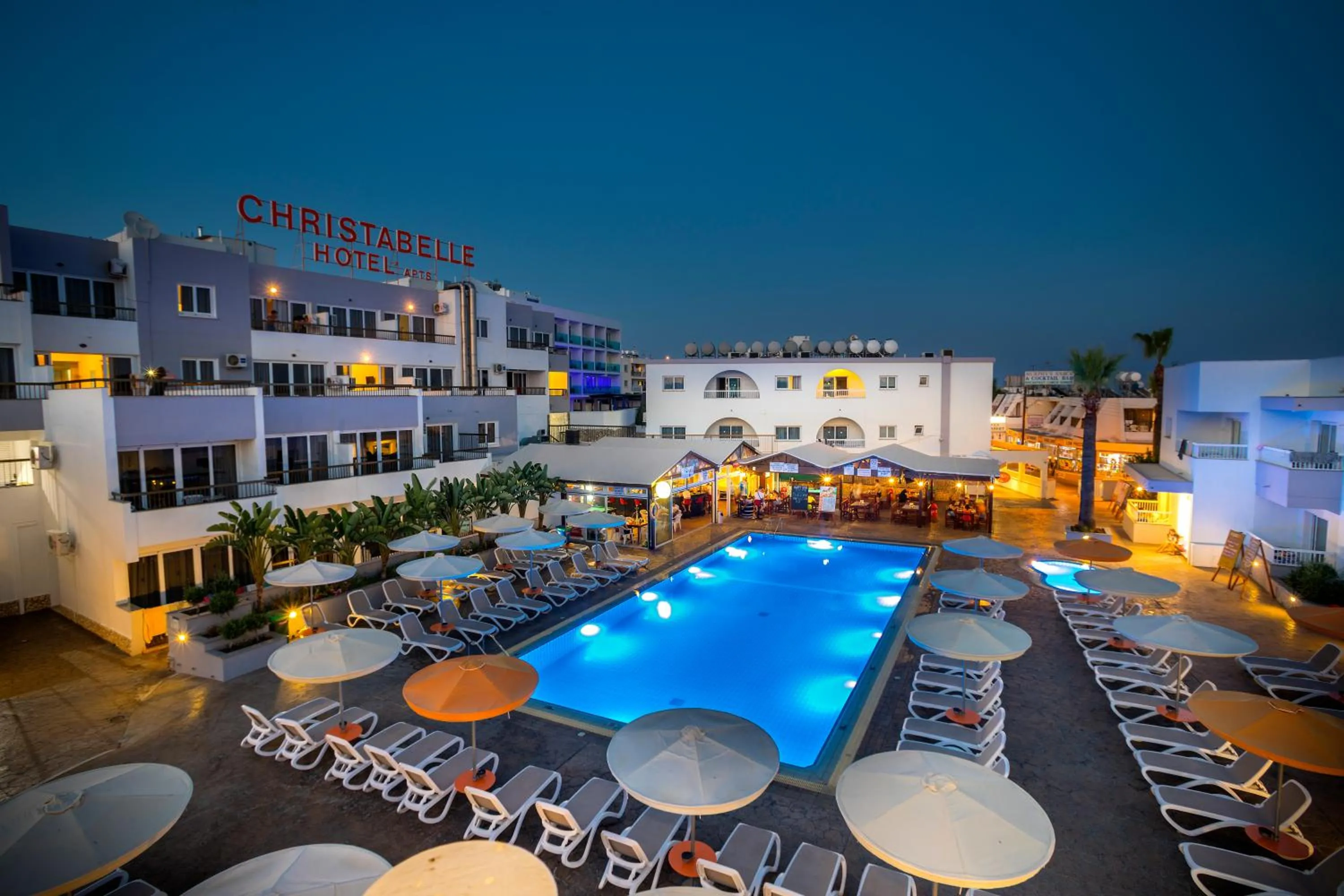 Property building in Christabelle Hotel Apartments