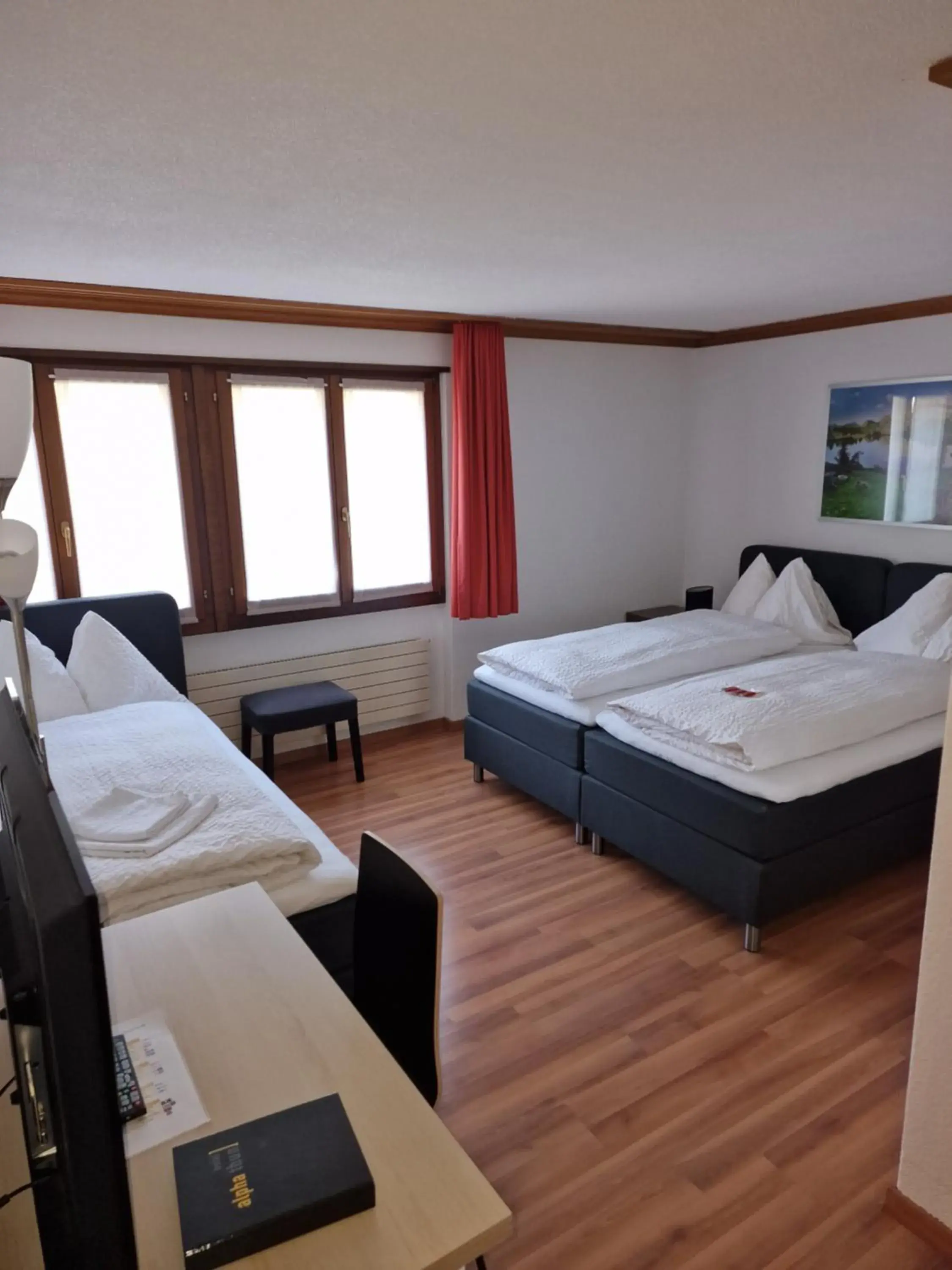 Bedroom, Bed in Hotel Alpha Thun Bedroom, Bed in Hotel Alpha Thun