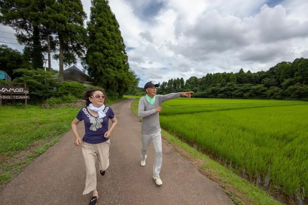 Hiking in Hotel New Otani