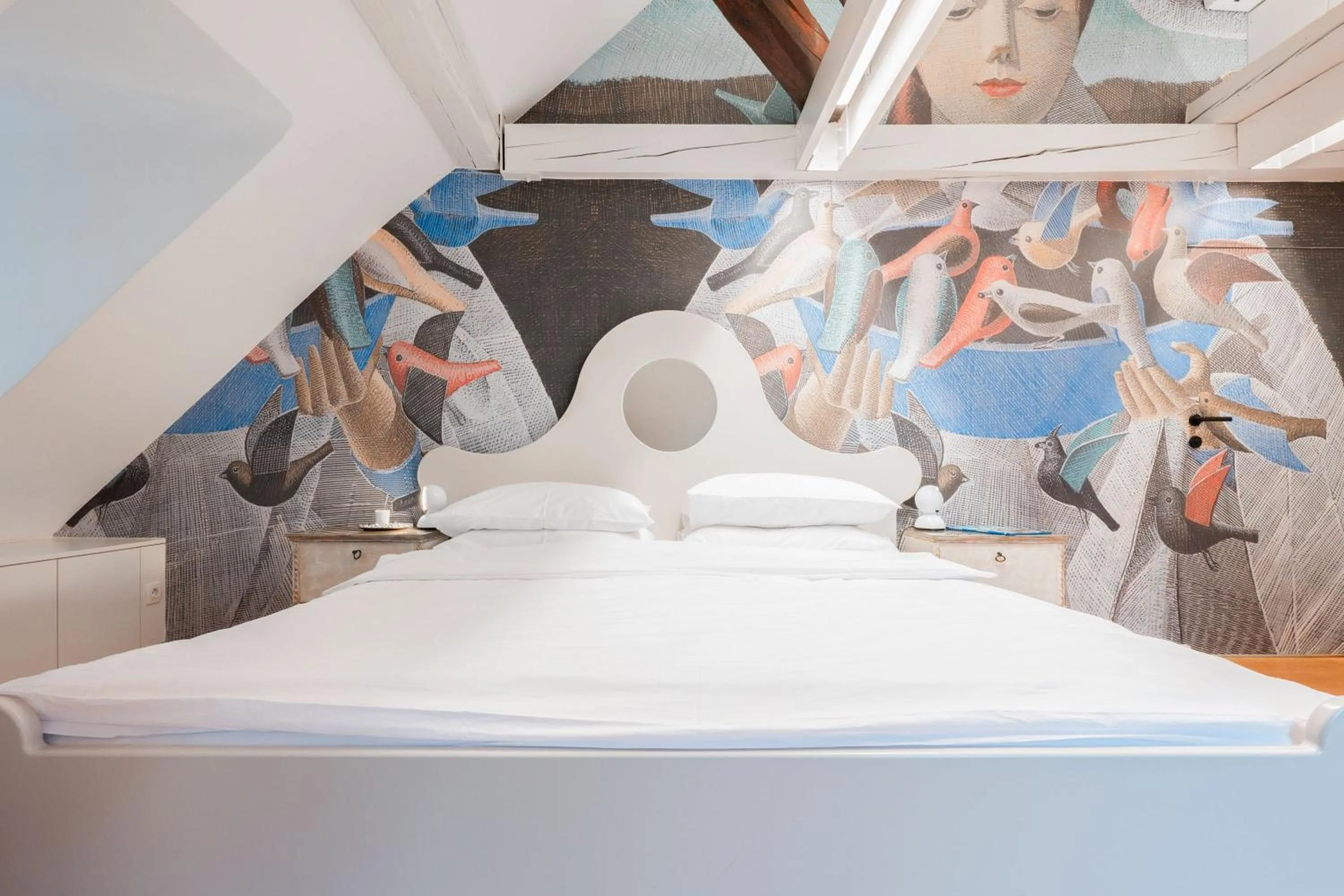 Bedroom, Bed in Tromostovje apartments