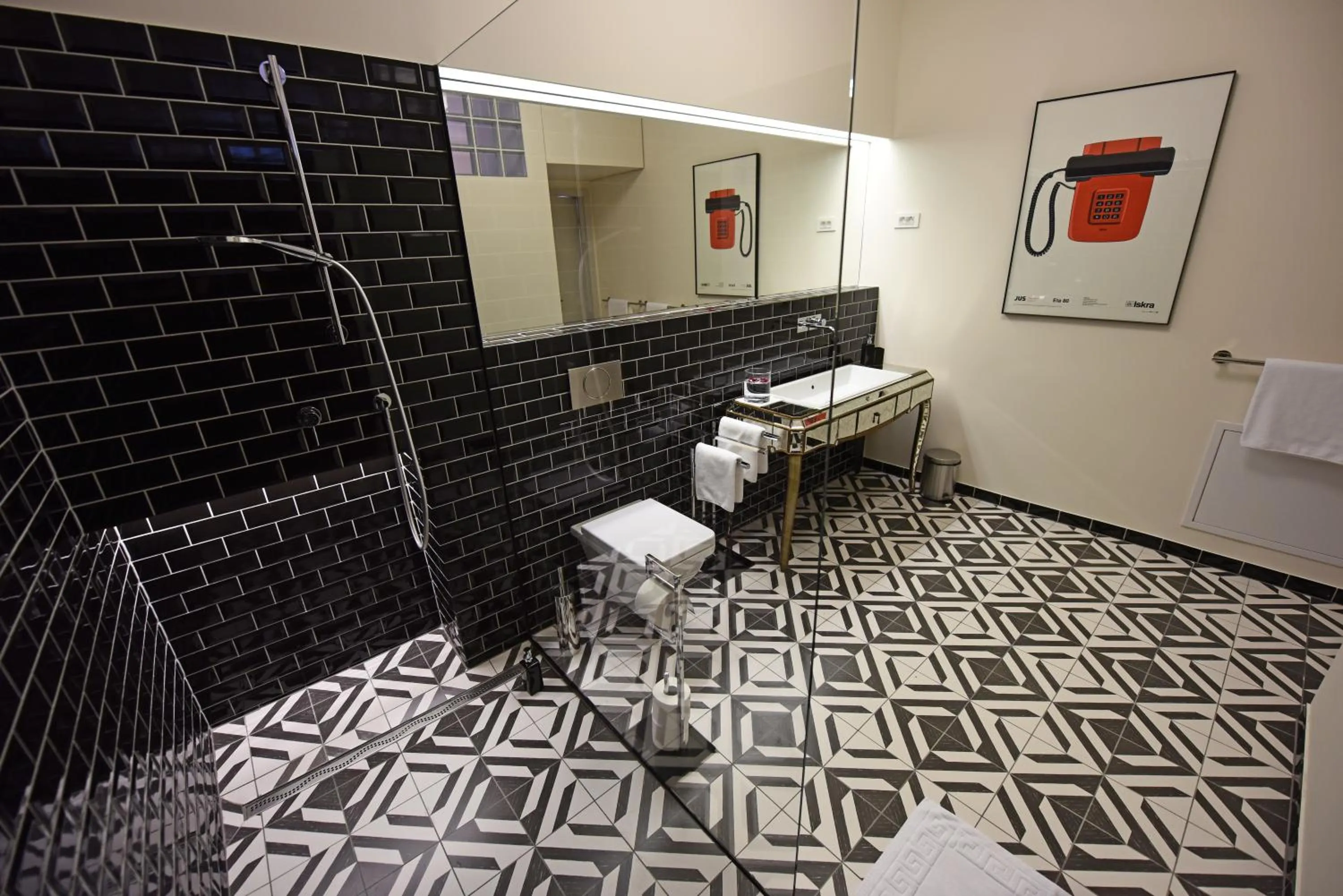 Toilet in Tromostovje apartments