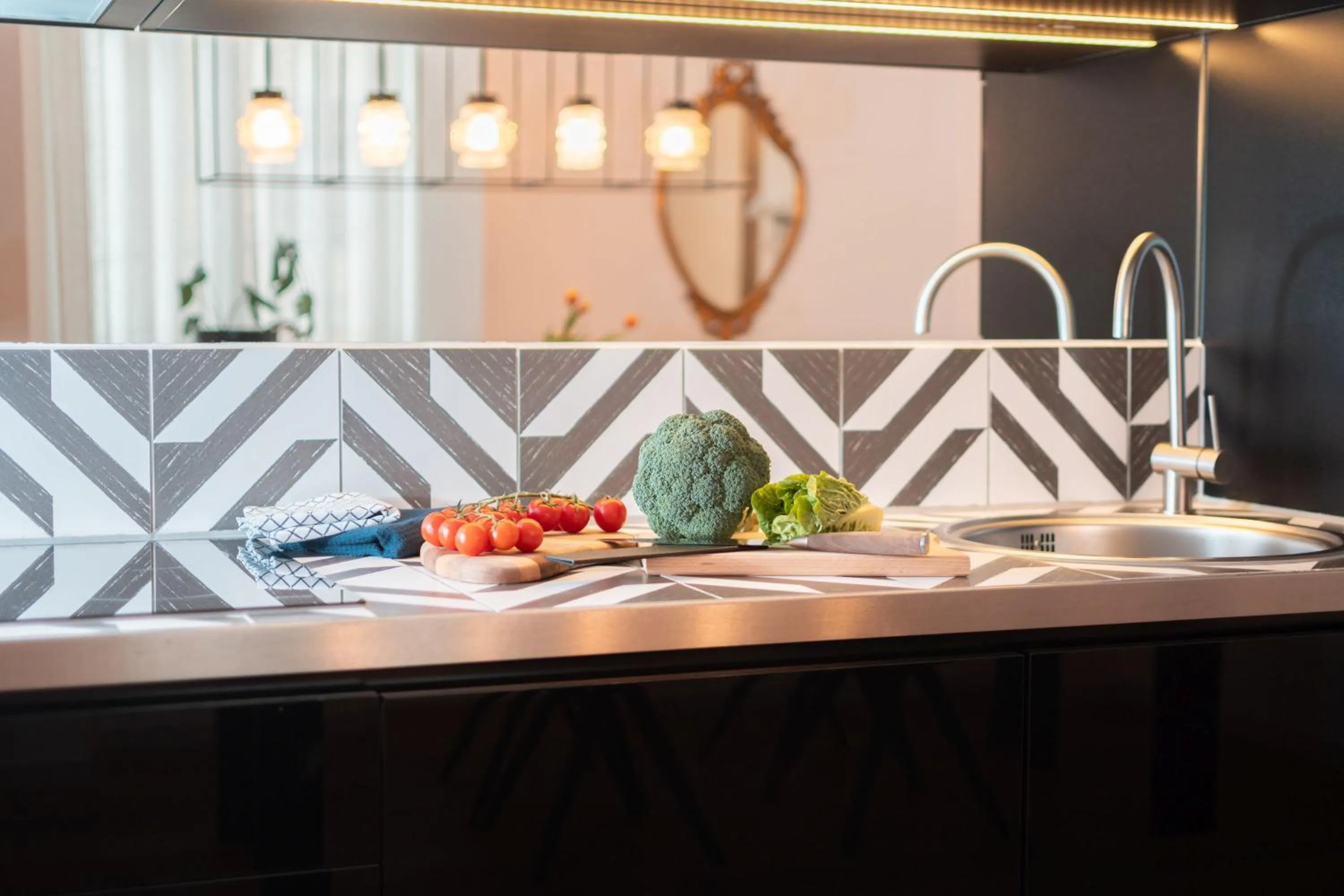 kitchen in Tromostovje apartments
