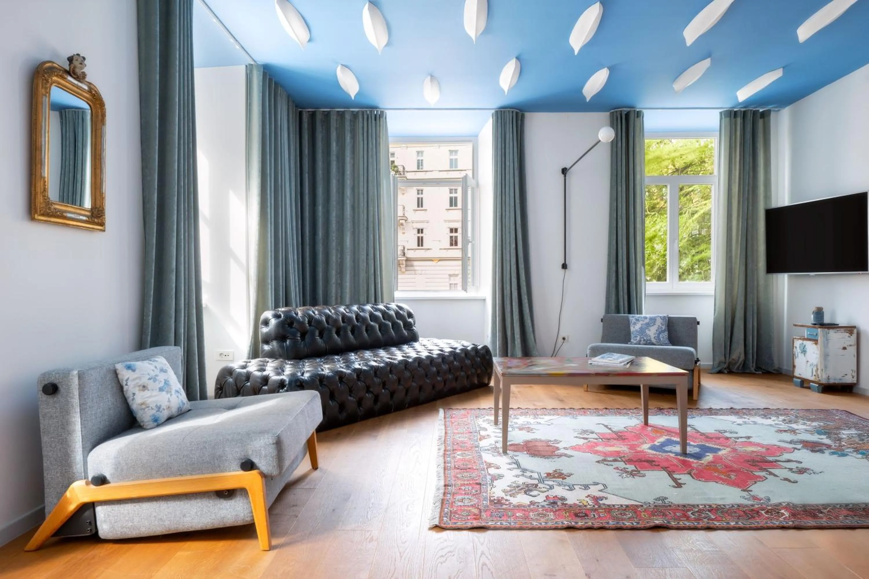 Living room in Tromostovje apartments