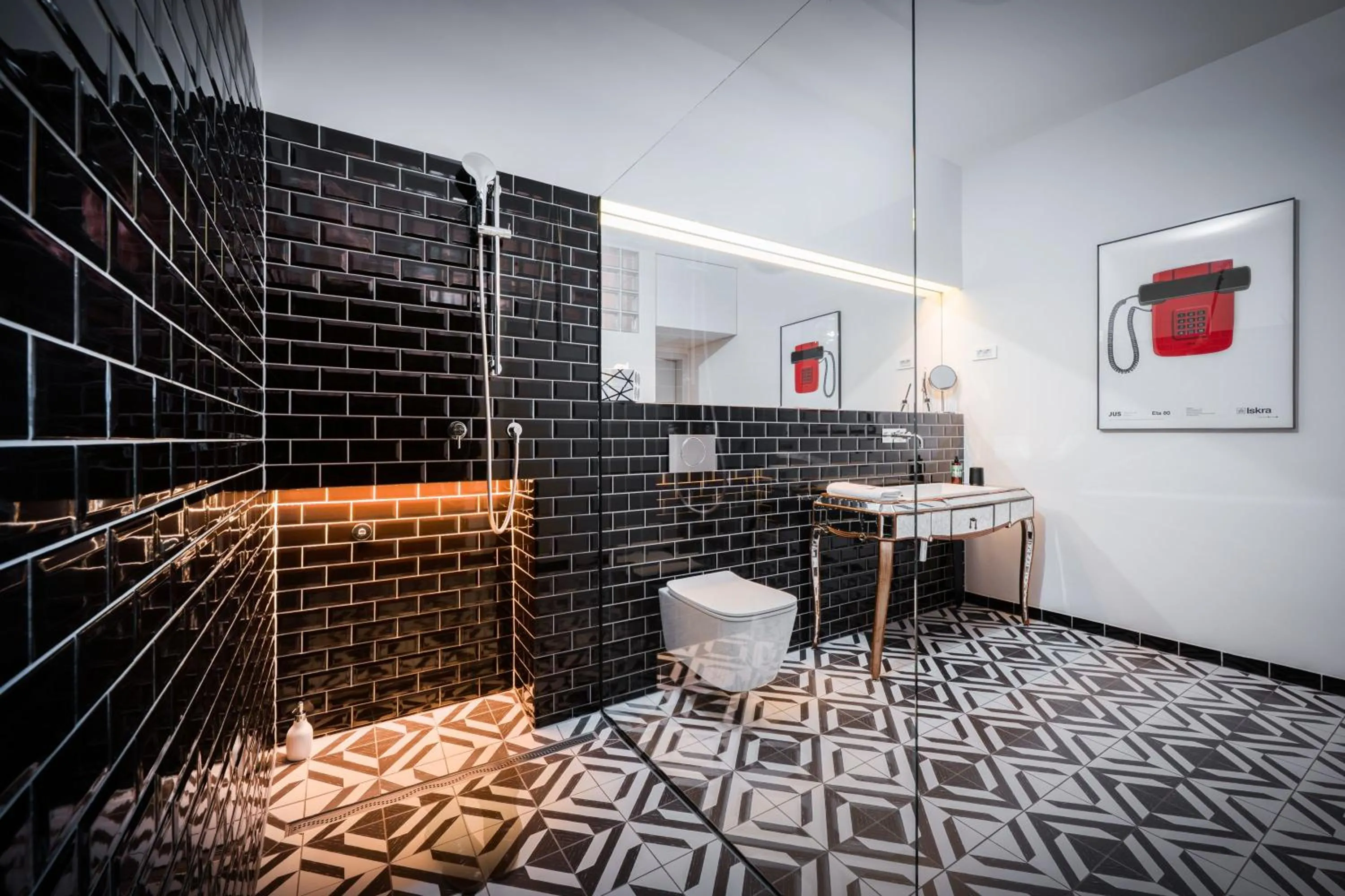 Bathroom in Tromostovje apartments