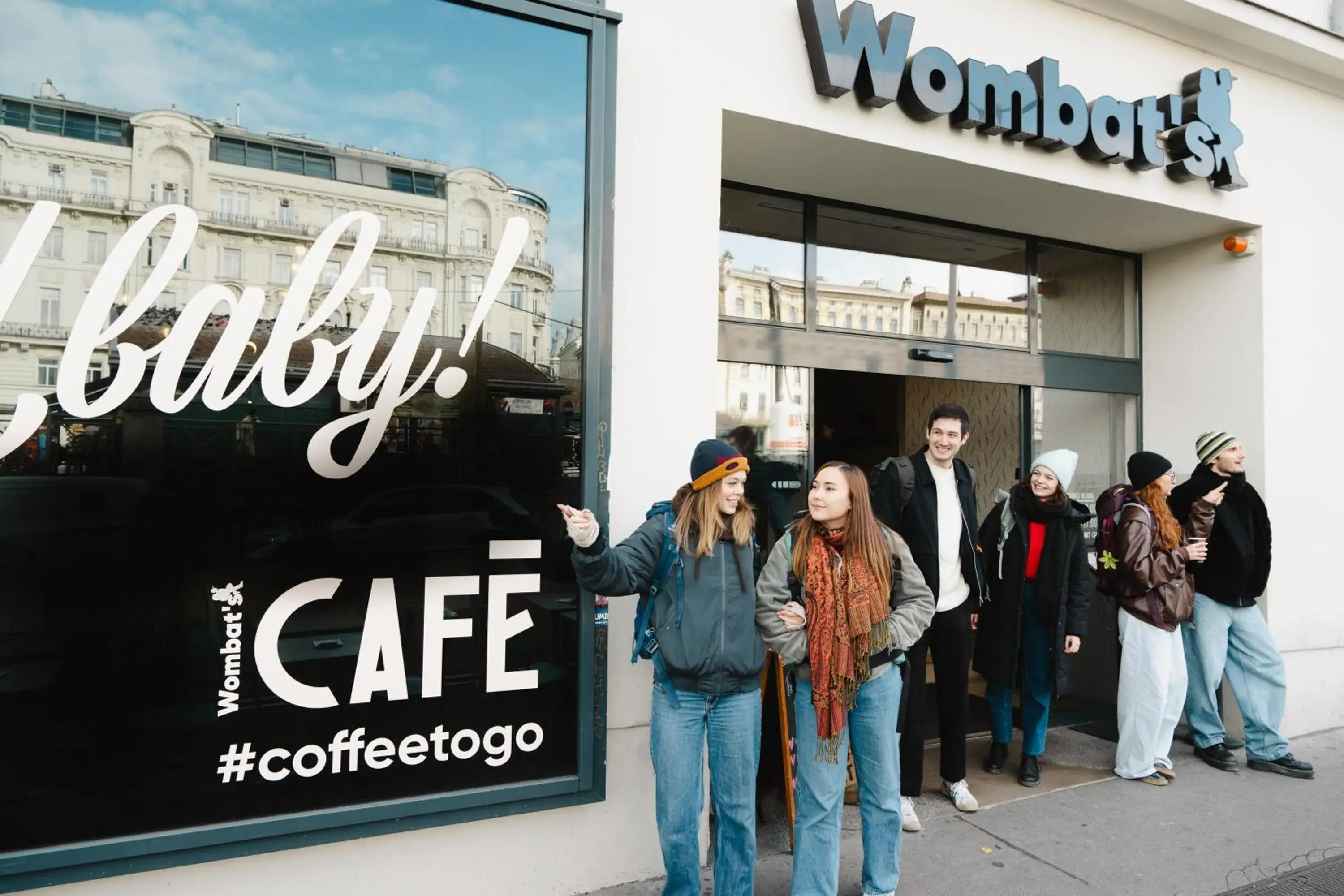 Property building in Wombat's City Hostel Vienna Naschmarkt Property building in Wombat's City Hostel Vienna Naschmarkt